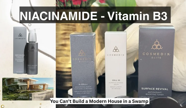 Vitamin B3 niacinamide foods and skin barrier support guide by Lux MedSpa Brickell