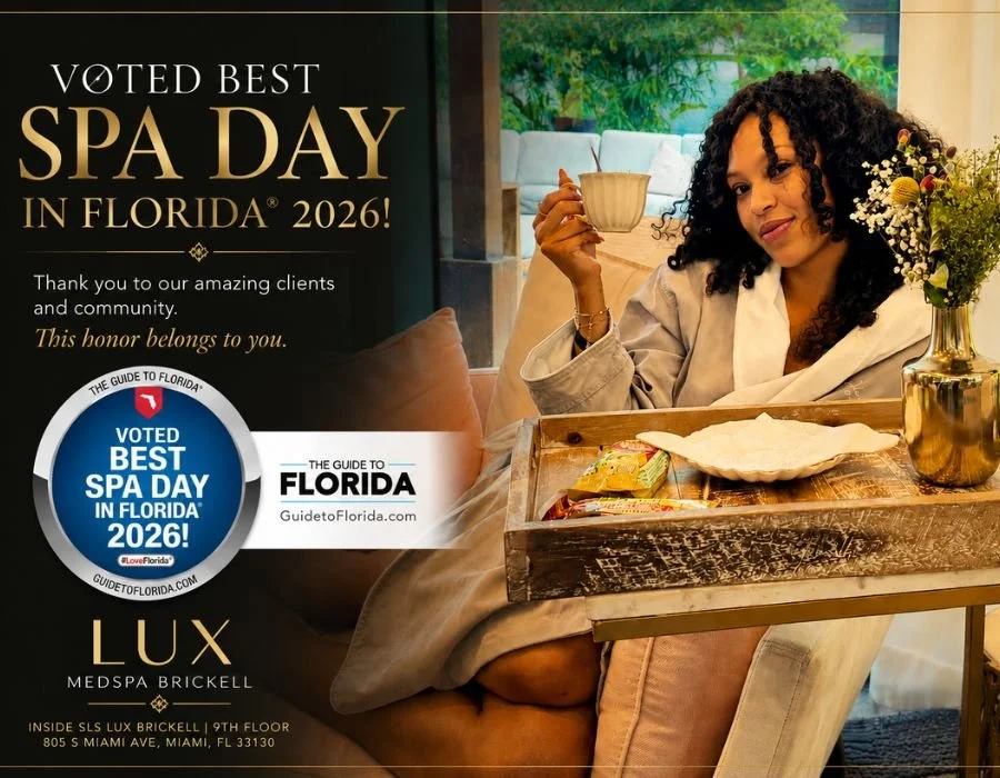 LUX MedSpa Brickell recognized as a 2026 Best of Florida winner in the Day Spas category