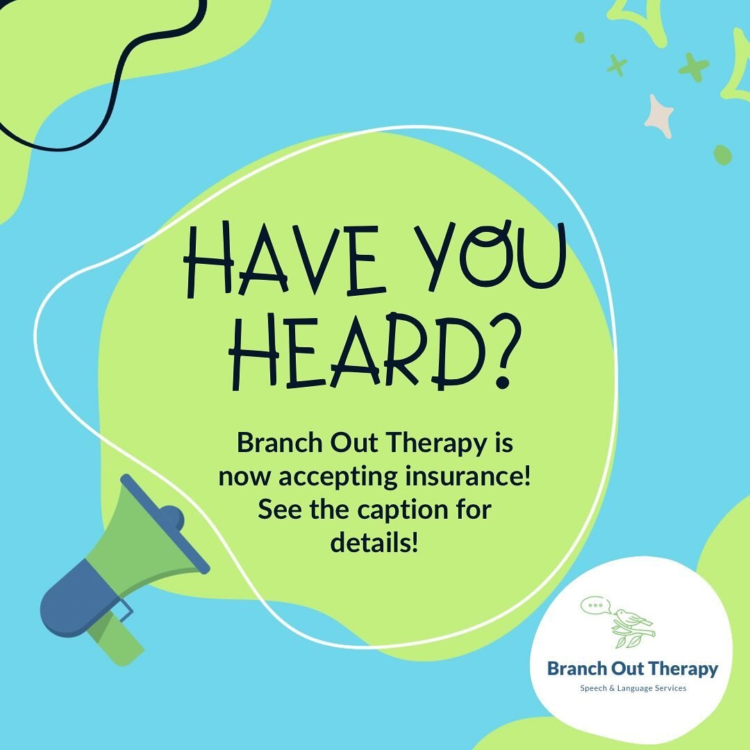 Branch Out Therapy is currently in contract with:

Molina Healthcare
Medical Mutual
Anthem Blue Cross Blue Shield

Connect today by visiting www.branchouttherapy.com!

#columbusohio #columbusparent #speechtherapy #columbusmoms #slp #communication #ap
