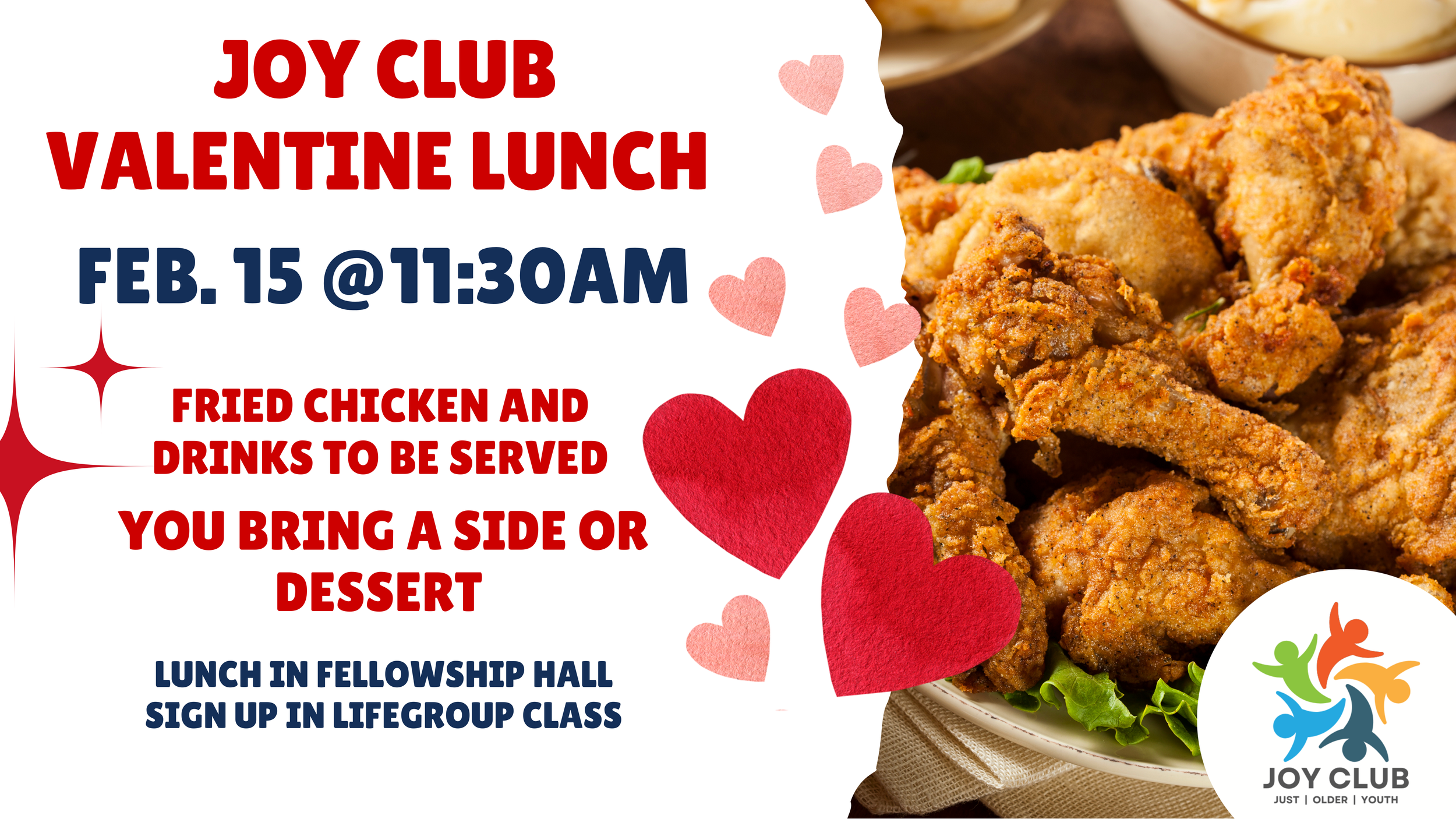 Joy Club: Valentines Lunch