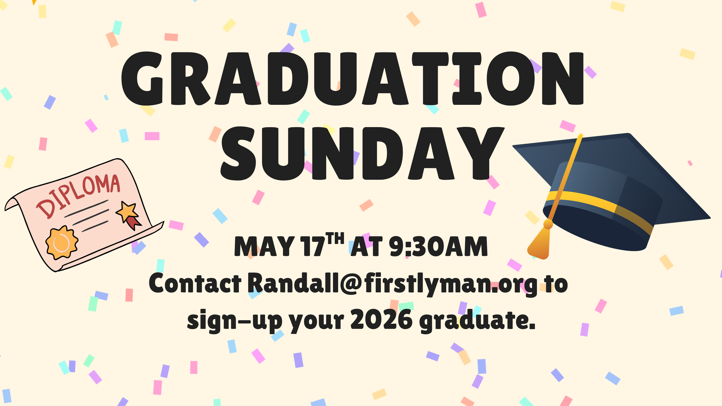 Graduation Sunday