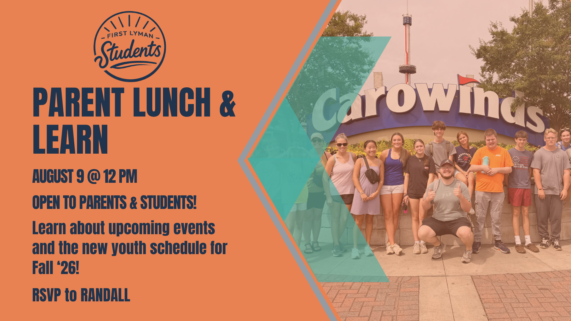 STUDENT MINISTRY PARENT LUNCH