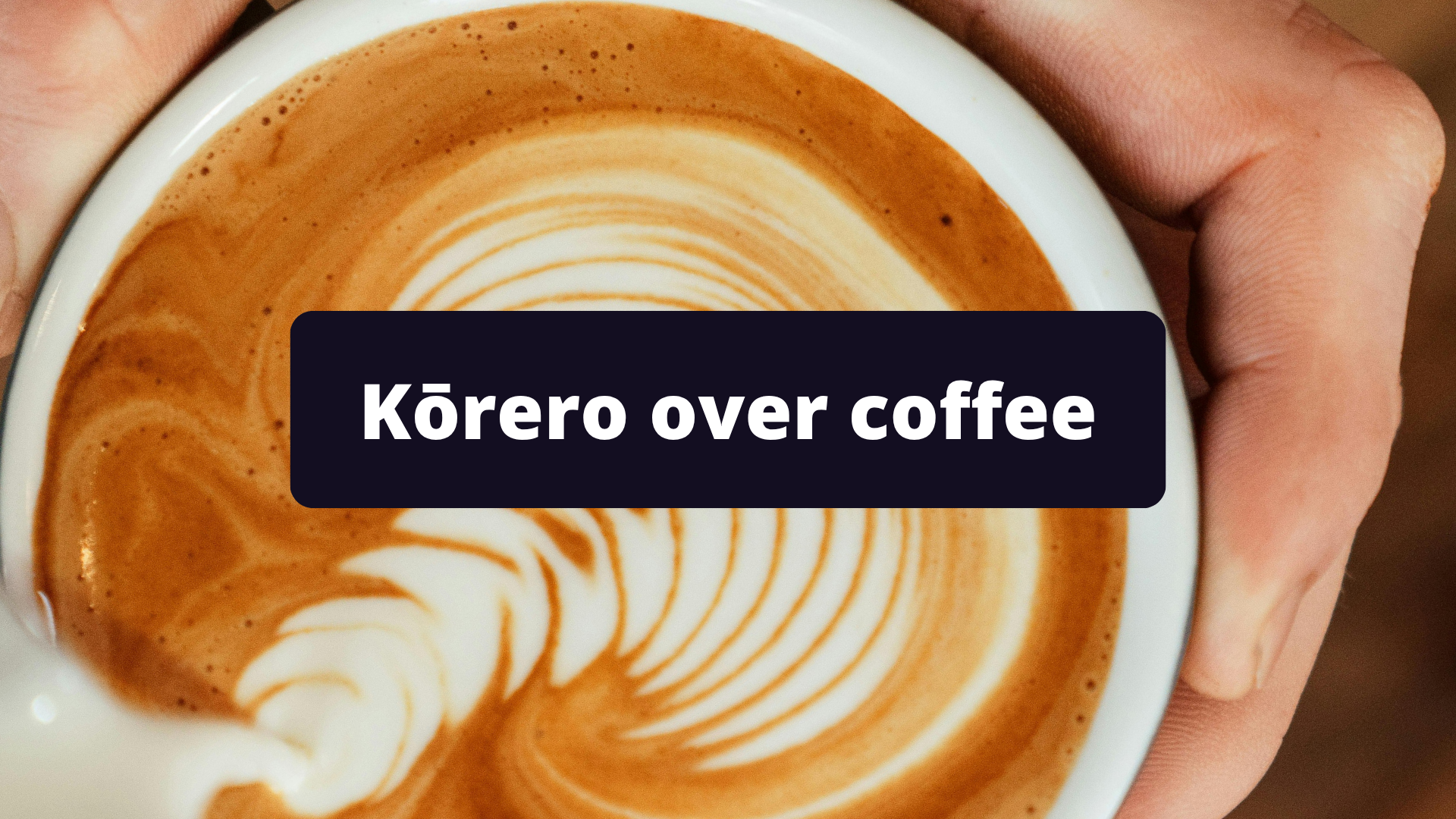 Kōrero over coffee