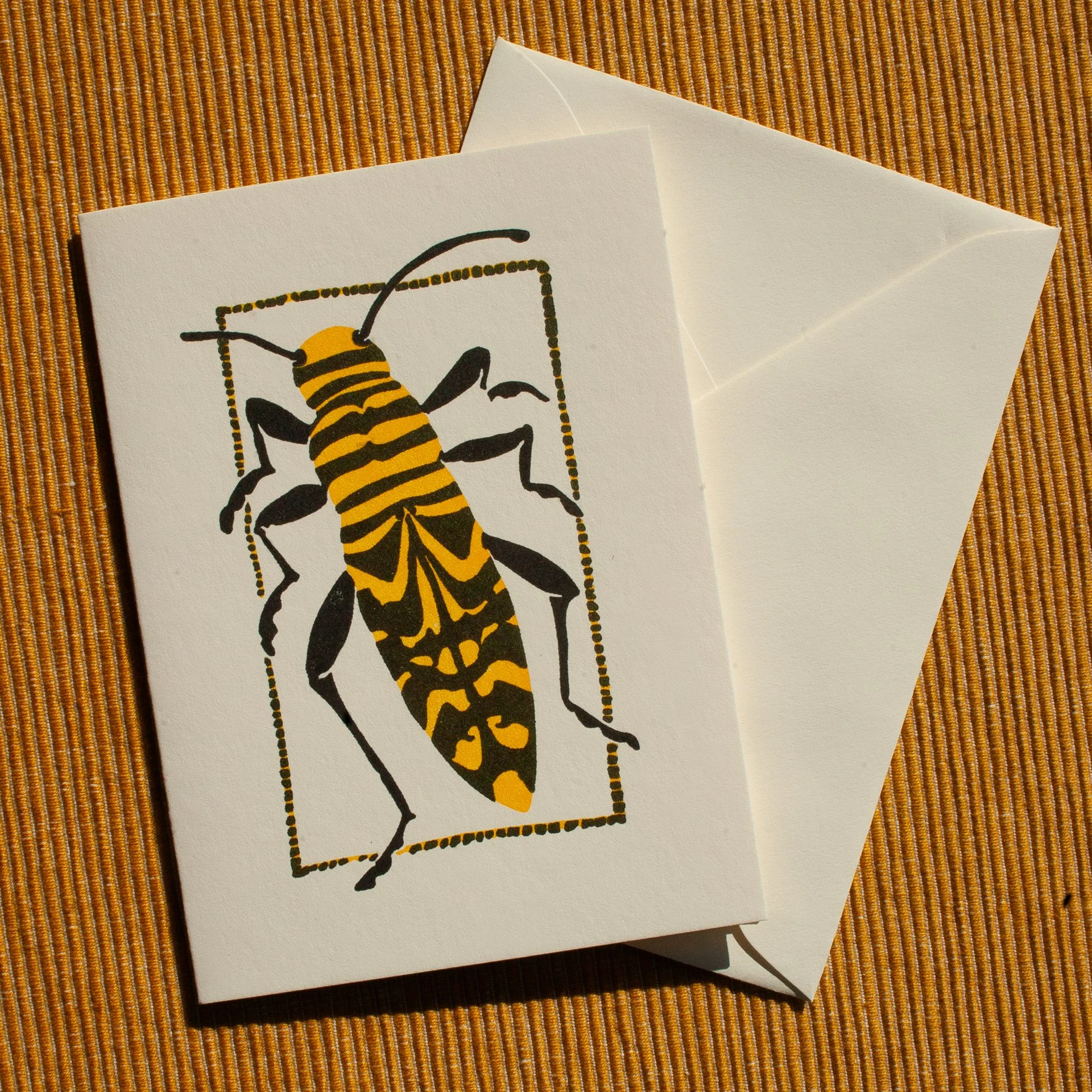 "Locust Borer" Greeting Card