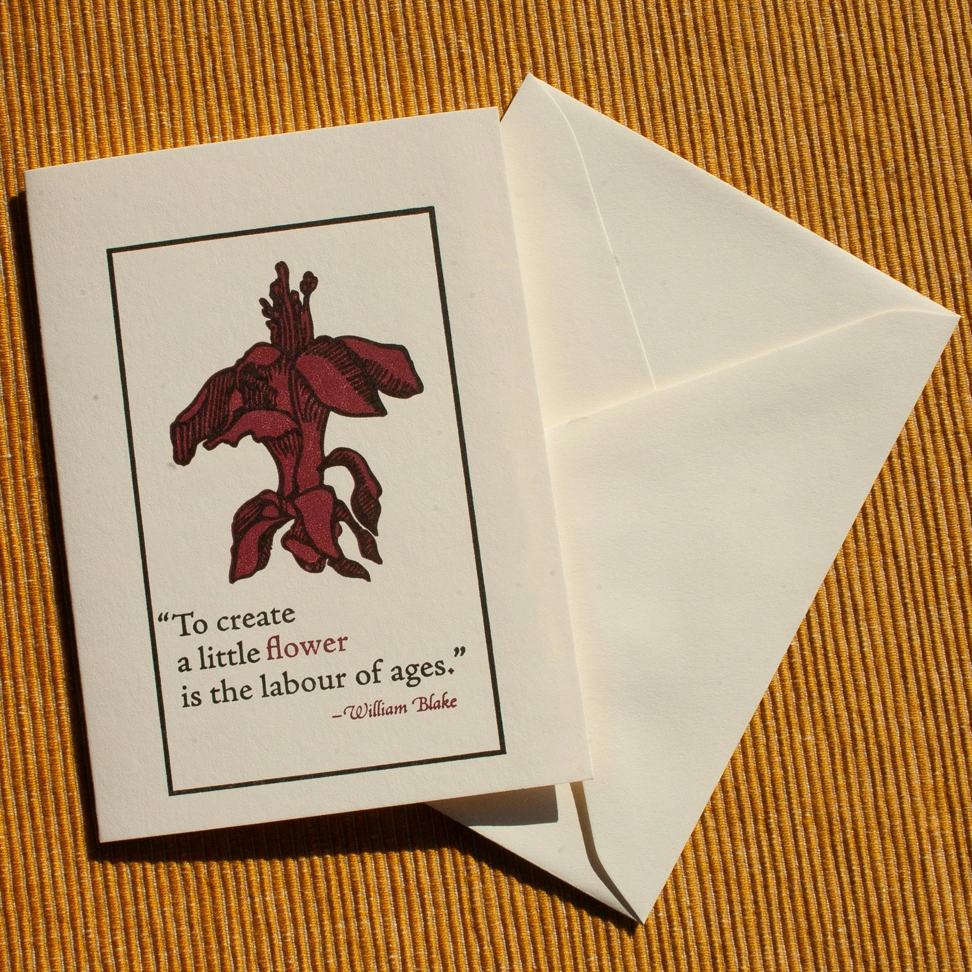 "Little Flower" Greeting Card