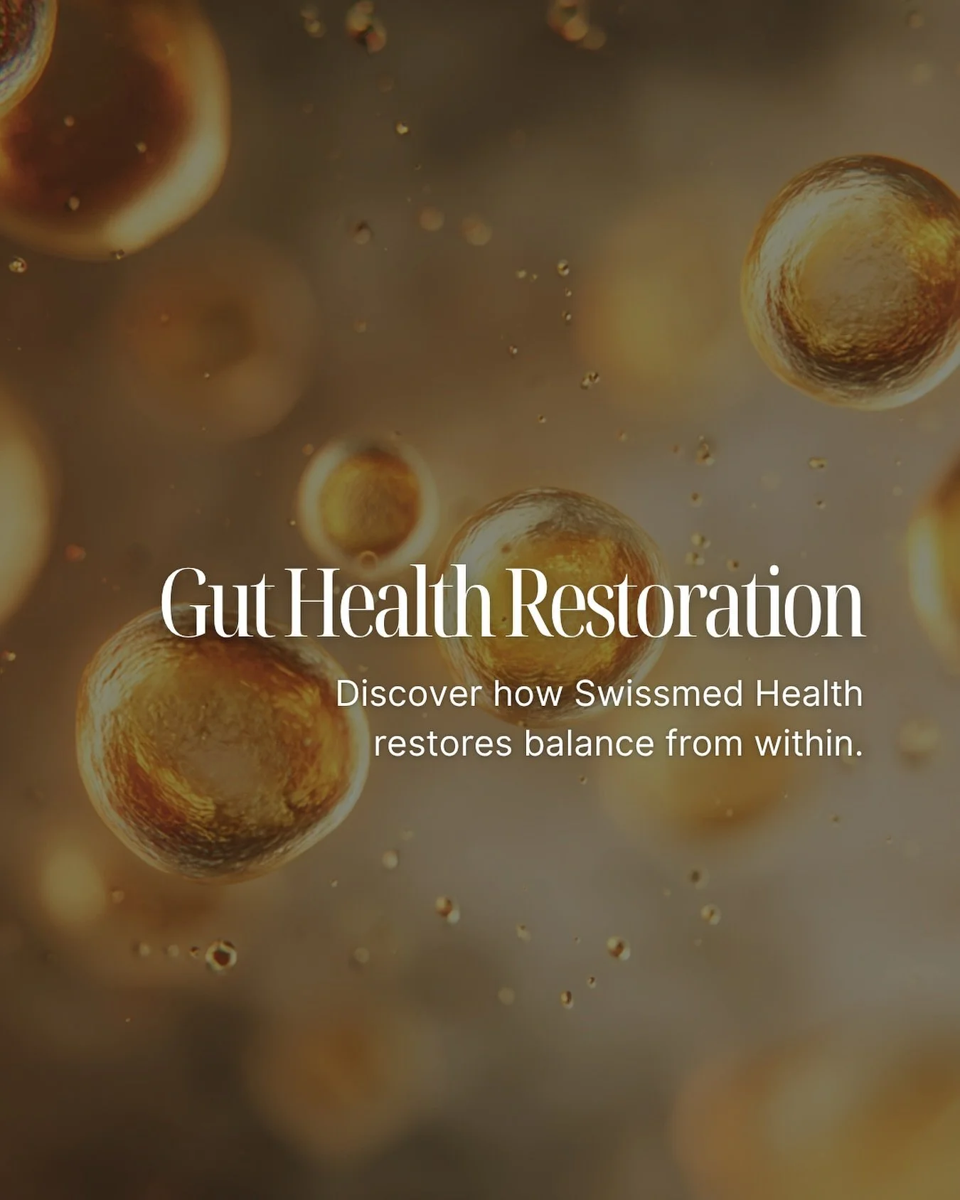 Your gut is your second brain.
It influences your immunity, mood, metabolism &mdash; and even how you age.

At Swissmed Health, Gut Restoration begins with science, not guesswork:

🔬 Microbiome sequencing to decode imbalance
🌿 Targeted probiotics &
