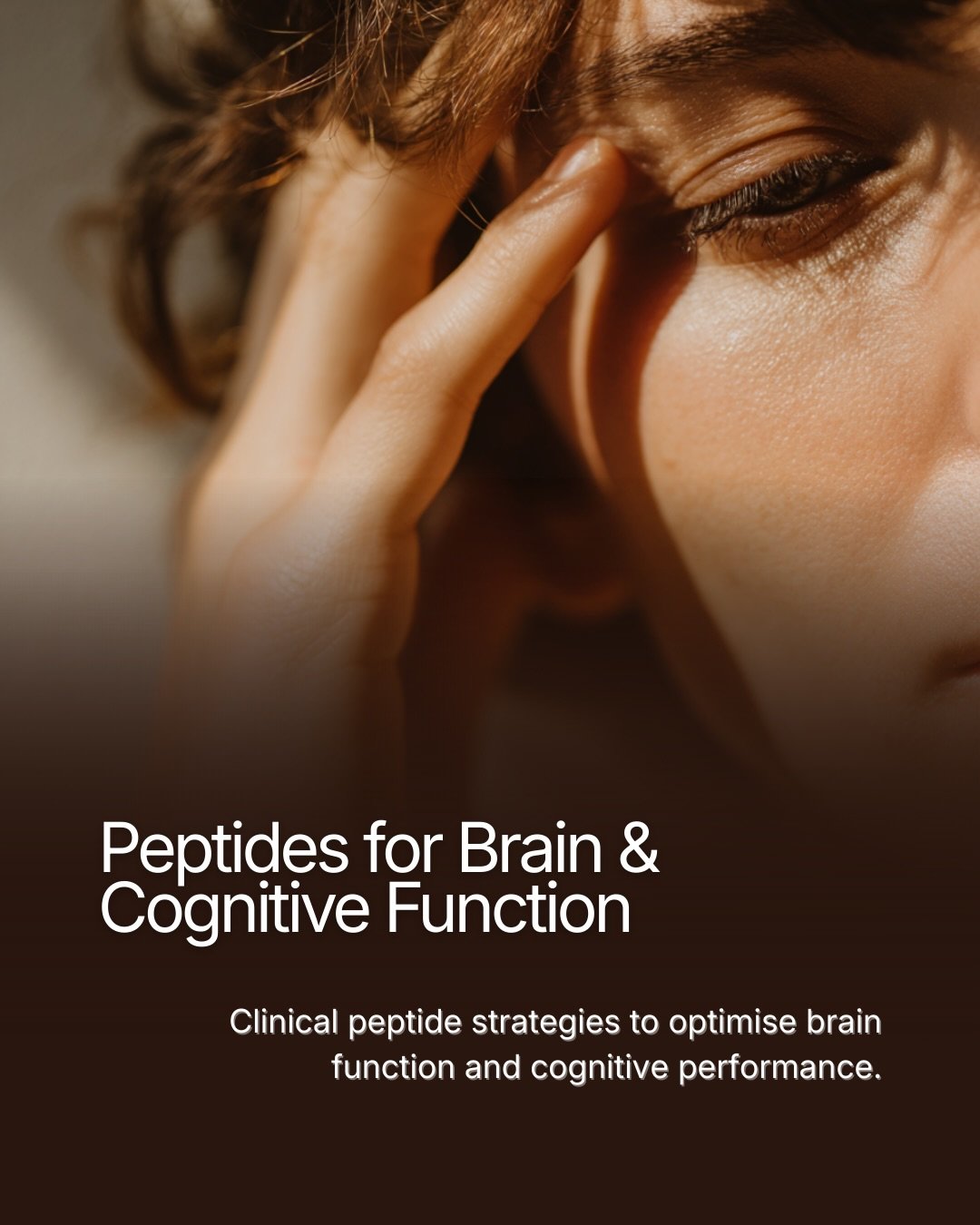 🧠 Peptides for Brain &amp; Cognitive Function

Cognitive performance is not just about focus &mdash; it&rsquo;s about cellular resilience, neuroprotection, and long-term brain health.

At Swissmed Health, our doctor-led peptide protocols are designe