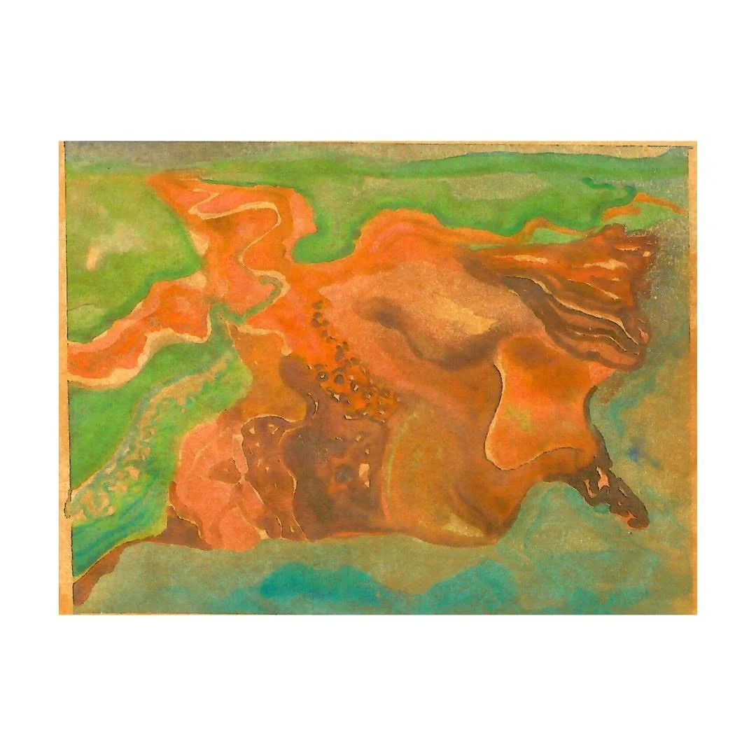 Brackish Waters 3, 5.5"x4.25", 2023