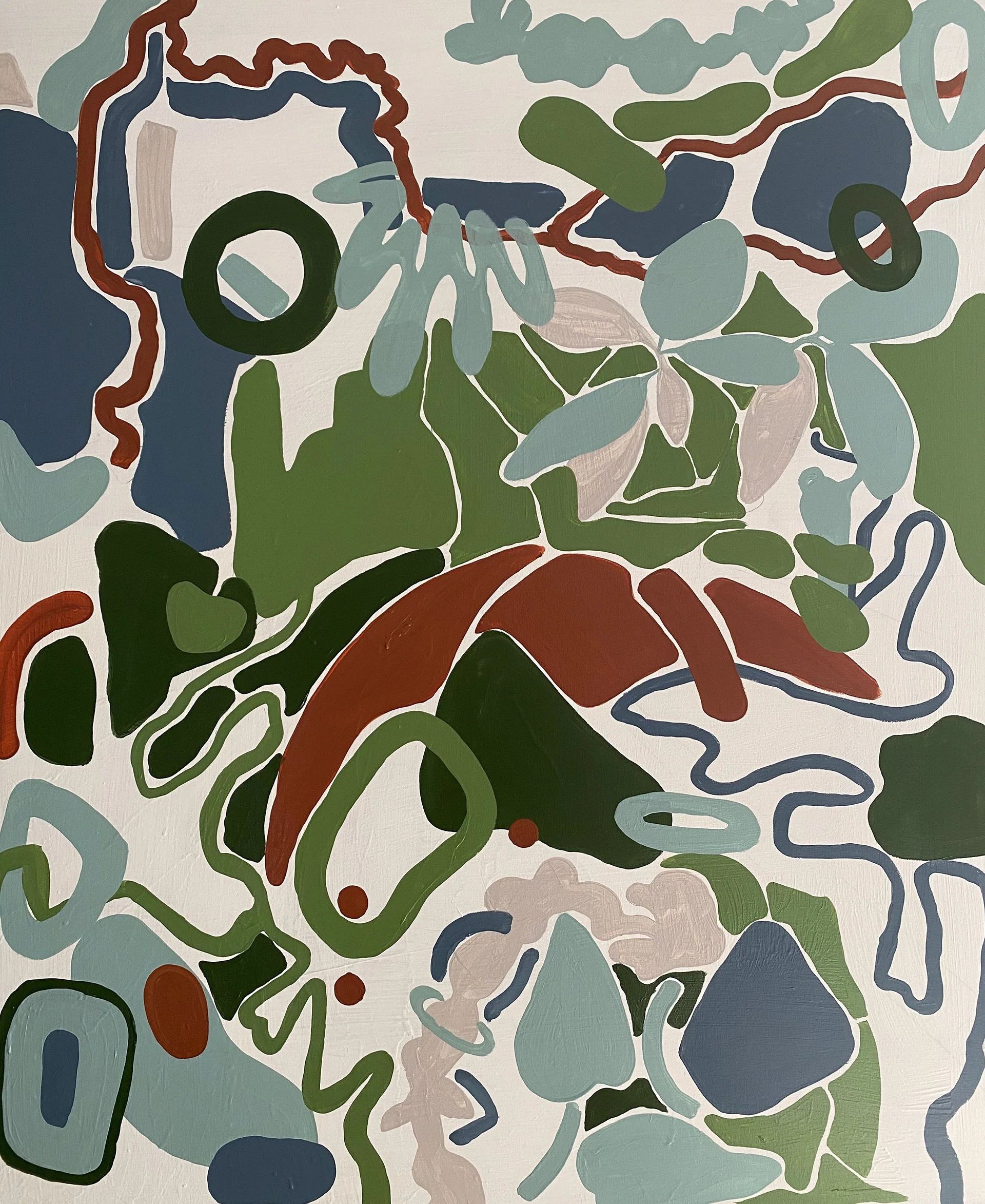 Ashland, MS, Acrylic on Canvas, 36"x48", 2020