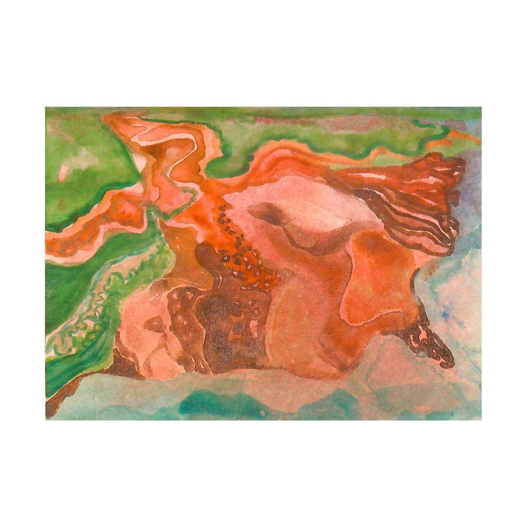 Brackish Waters 2, 5.5"x4.25", 2023