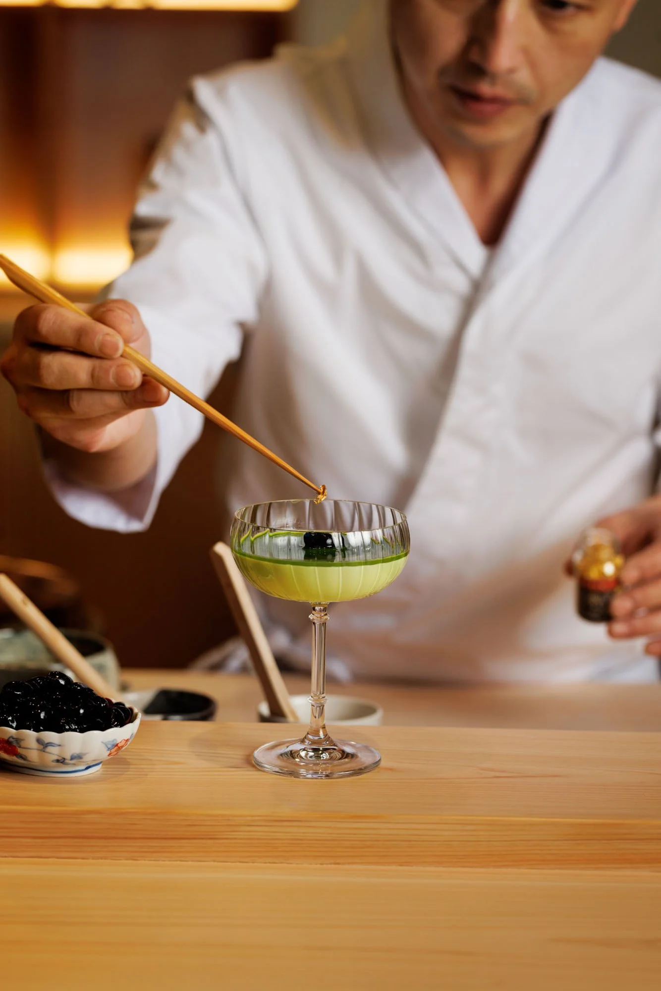 Dessert Pandan Matcha Pan Cotta