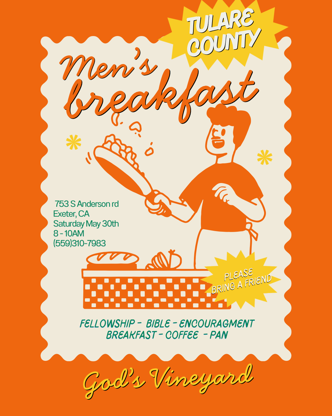 Men's Breakfast-Tulare County
