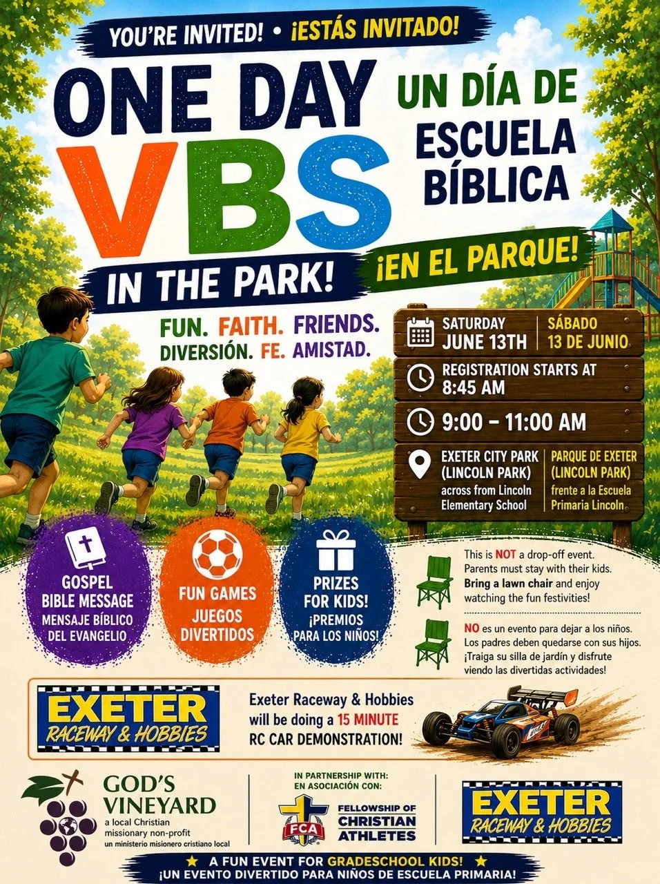 Mission Team & FCA work on VBS outreach