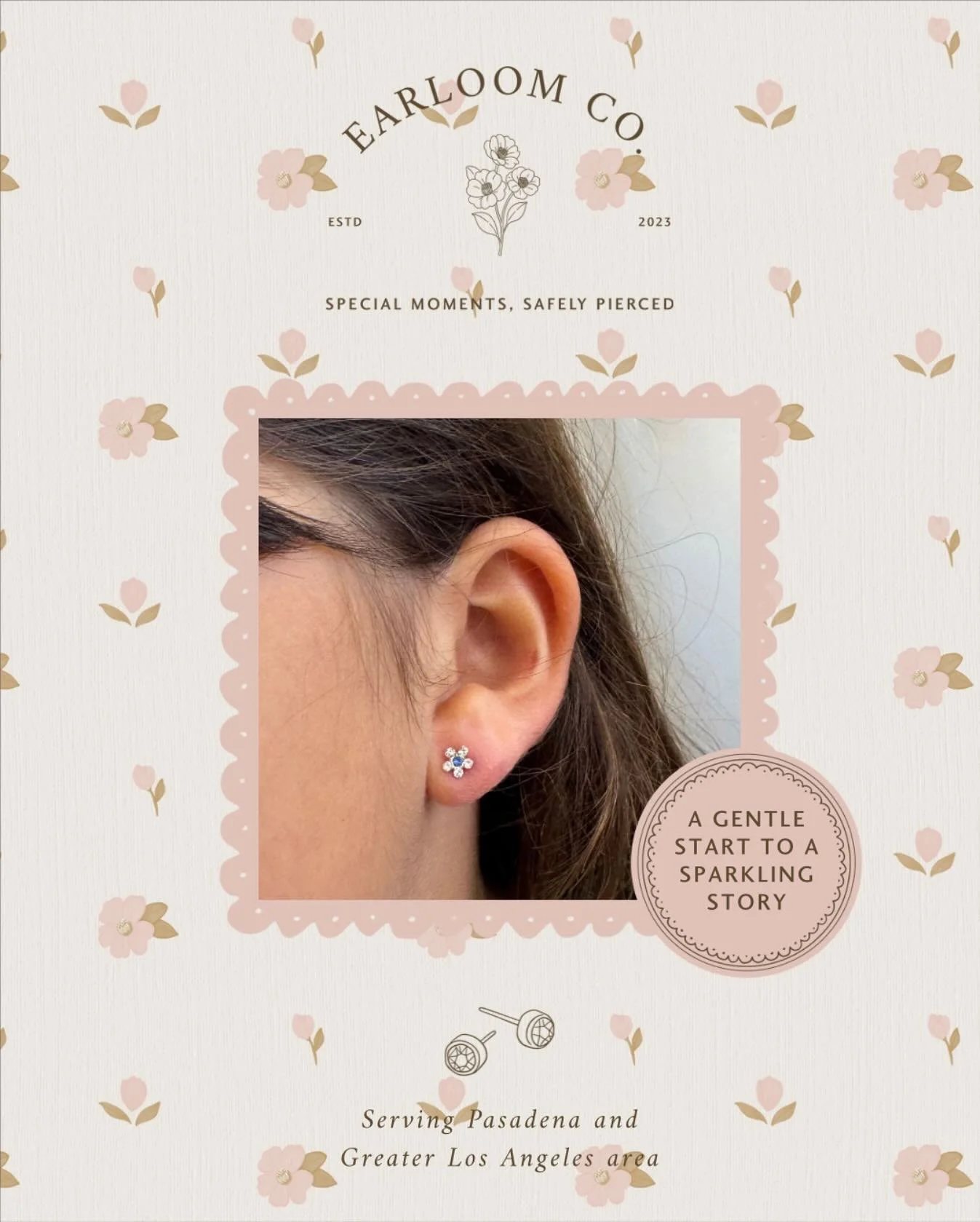 A special birthday celebration for this sweet girl. It was such an honor to have her dad, a medical professional, trust Earloom Co. for this milestone. He even helped mark the placement. These are the memories that make what I do so meaningful. 💕 

