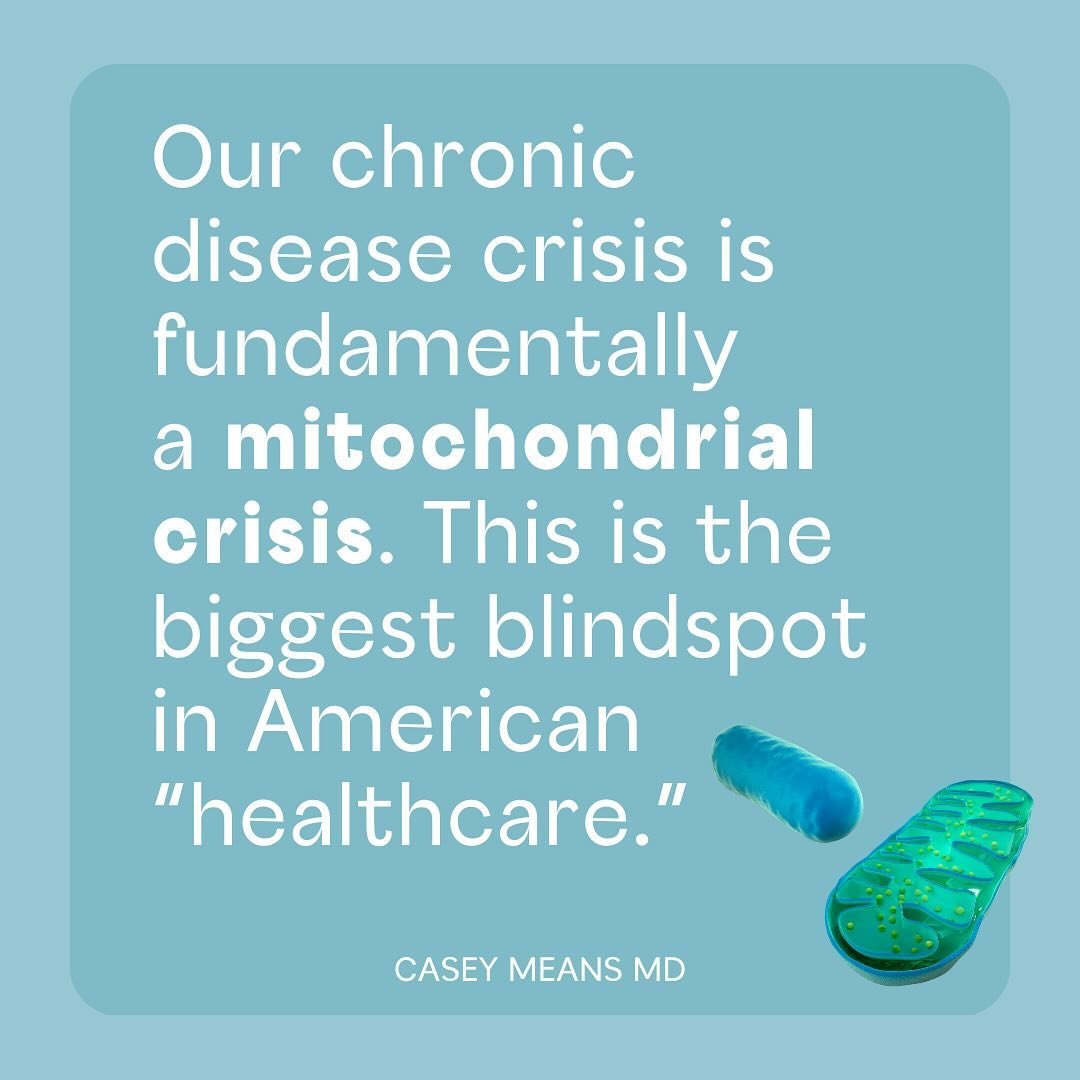 The chronic disease crisis is one of the biggest issues in the US - and it all boils down to DYSFUNCTIONAL mitochondria. Here&rsquo;s how we can fix this 👇⁠
⁠
🥬&nbsp;Include MORE nutritious foods in our diet (particularly those rich in antioxidants