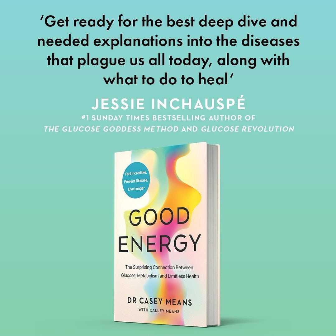 Good Energy is out in the UK 🇬🇧⁠ and New Zealand 🇳🇿! So grateful to @glucosegoddess for her support and spreading GOOD ENERGY in the world! 🙏💓⁠
⁠
🖇️&nbsp;Pre-order Good Energy for all of tools to live your healthiest life. Link in bio.⁠
⁠
#hea