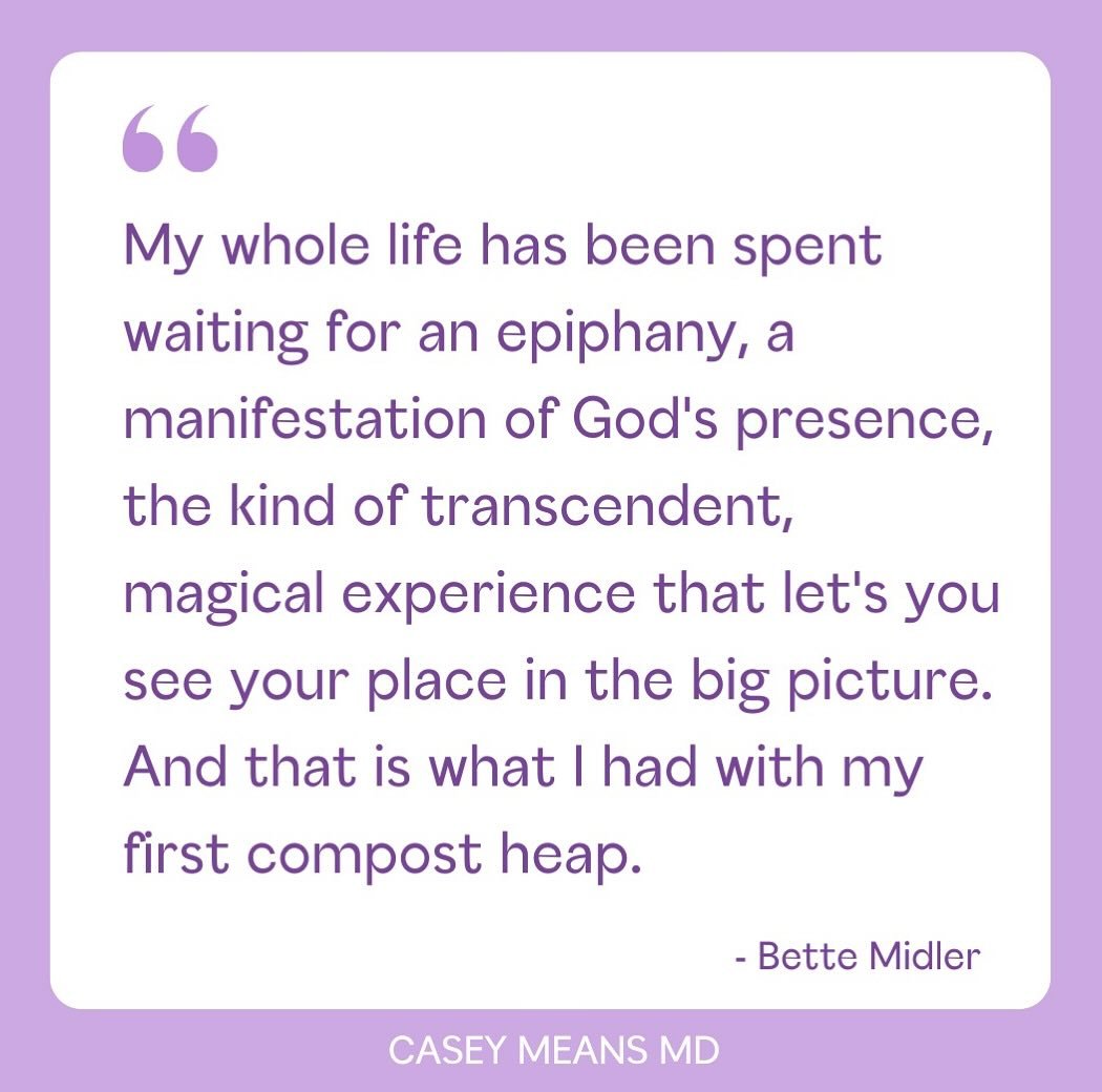 This post likely won&rsquo;t get a lot of engagement - my posts on composting, regenerative agriculture, and the connection to spirituality (and how this all relates to the chronic disease epidemic) rarely do. But I can&rsquo;t stop, and I won&rsquo;