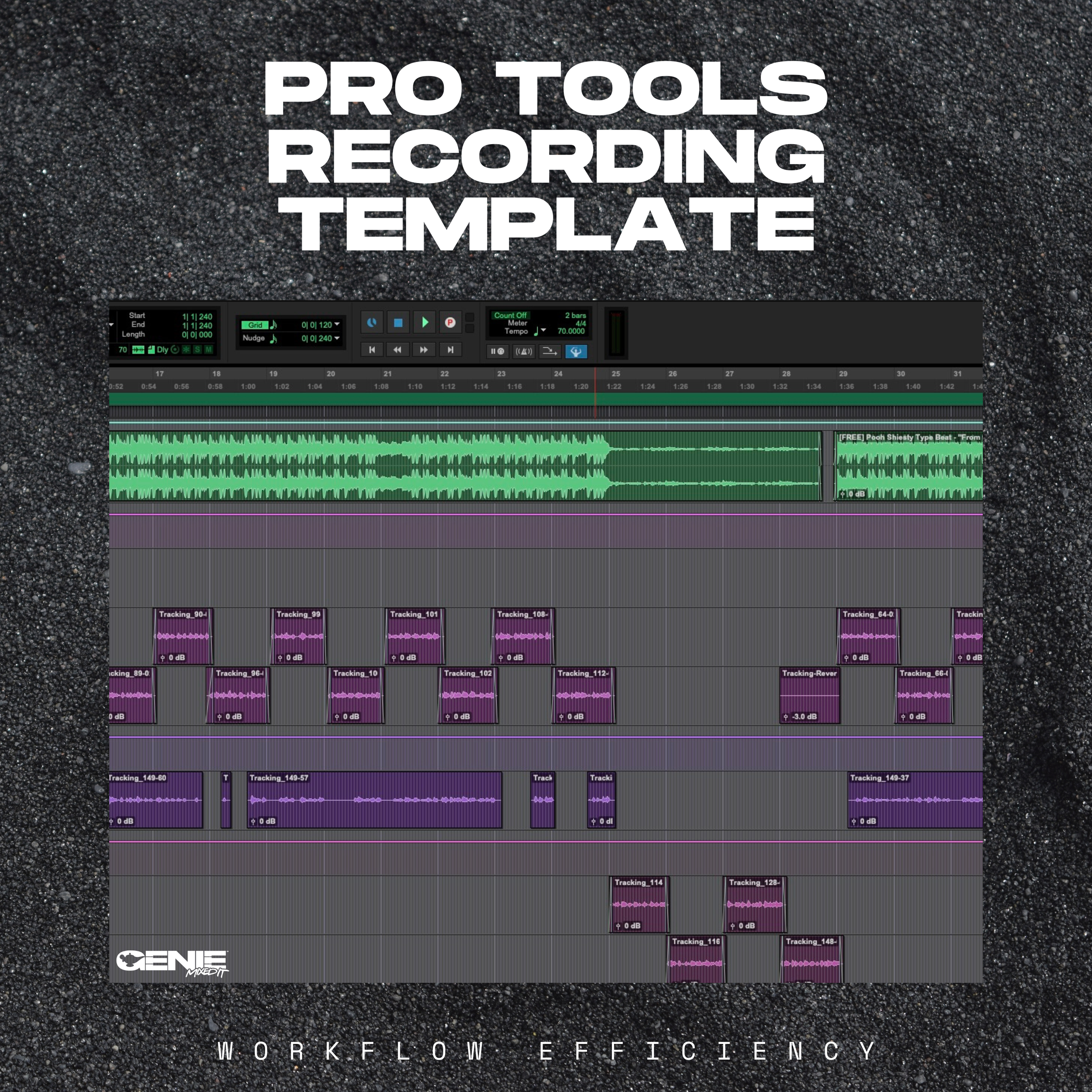 Pro Tools Recording Template