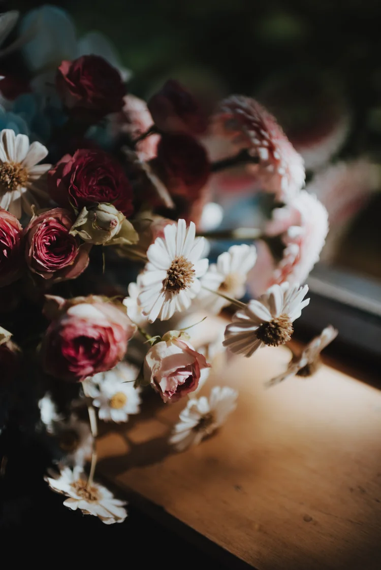 modern bouquet using pastel pinks modern bouquet using pastel pinks
