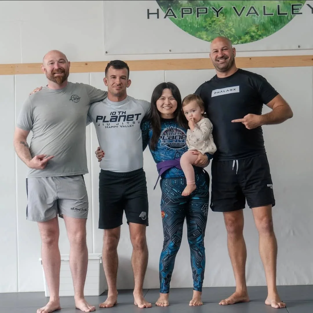 I got my Purple Belt today! 💜💜💜 Huge thank you to all of my amazing coaches at @10thplanethappyvalley : @big_sexy10p @upandcoming_connor10p @chef_10p @bowendurkee I also HAVE to shout out @10pspringfield my original Jiu Jitsu home and @mikedewitt1