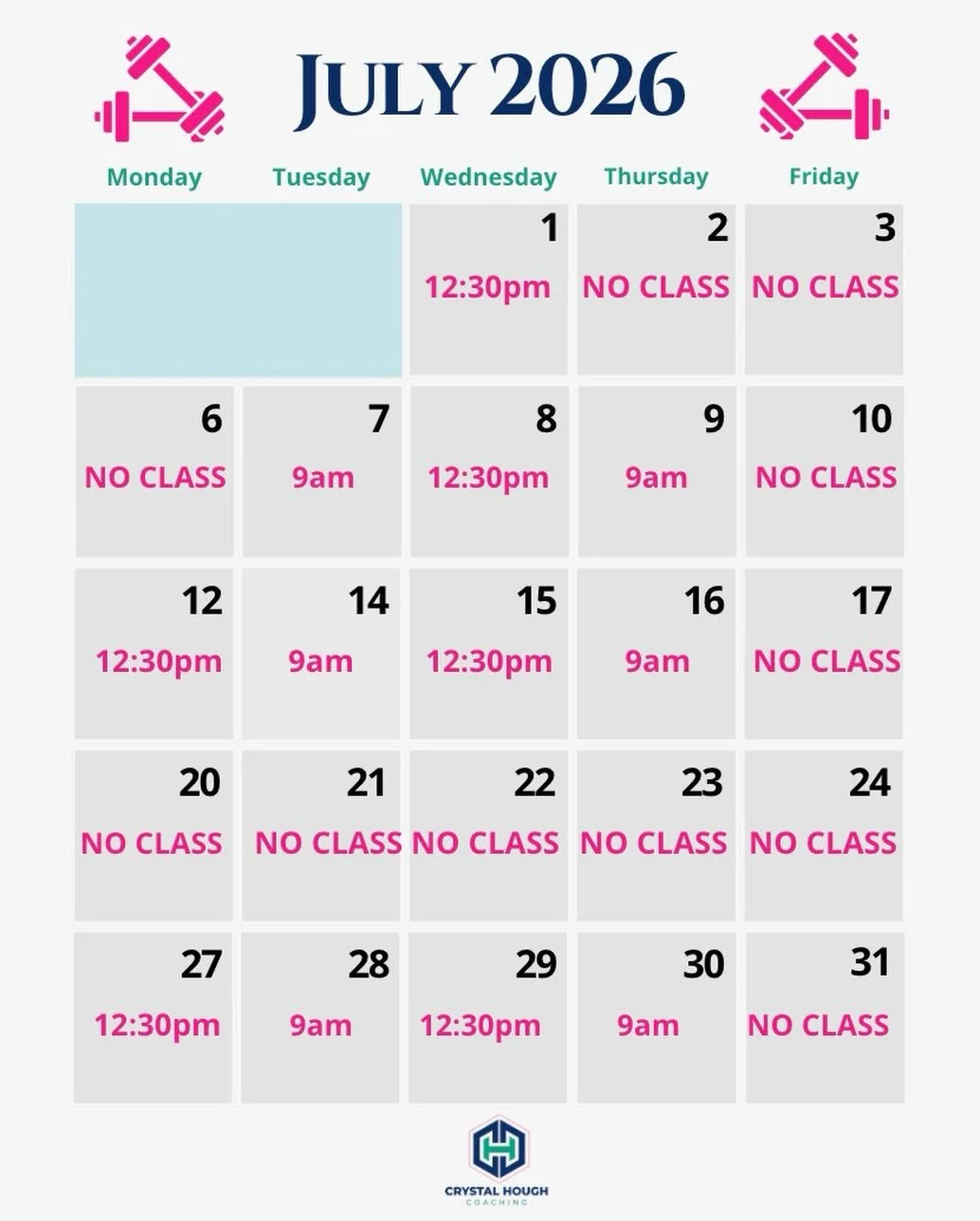 ☀️ July LiftStrong Schedule ☀️

We&rsquo;re continuing with our current LiftStrong training block through July with a strong focus on progressive overload, proper form, and building lean muscle 💪

Consistency > perfection. Even during summer sche