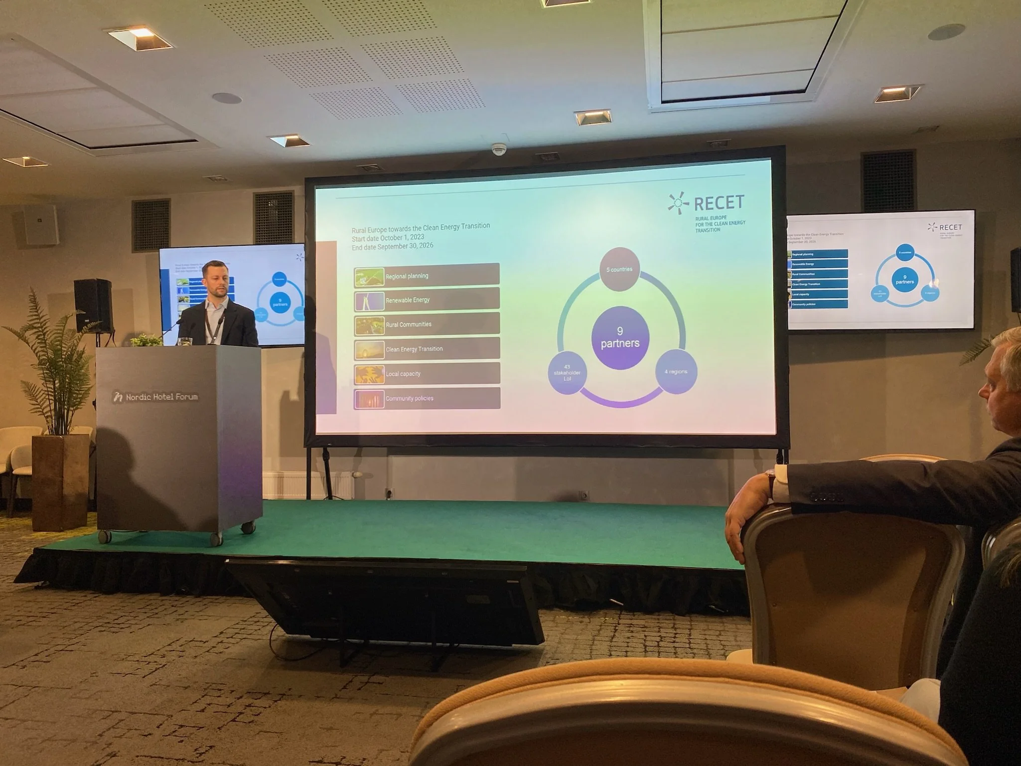 Introducing RECET at the Nordic-Baltic Energy Conference