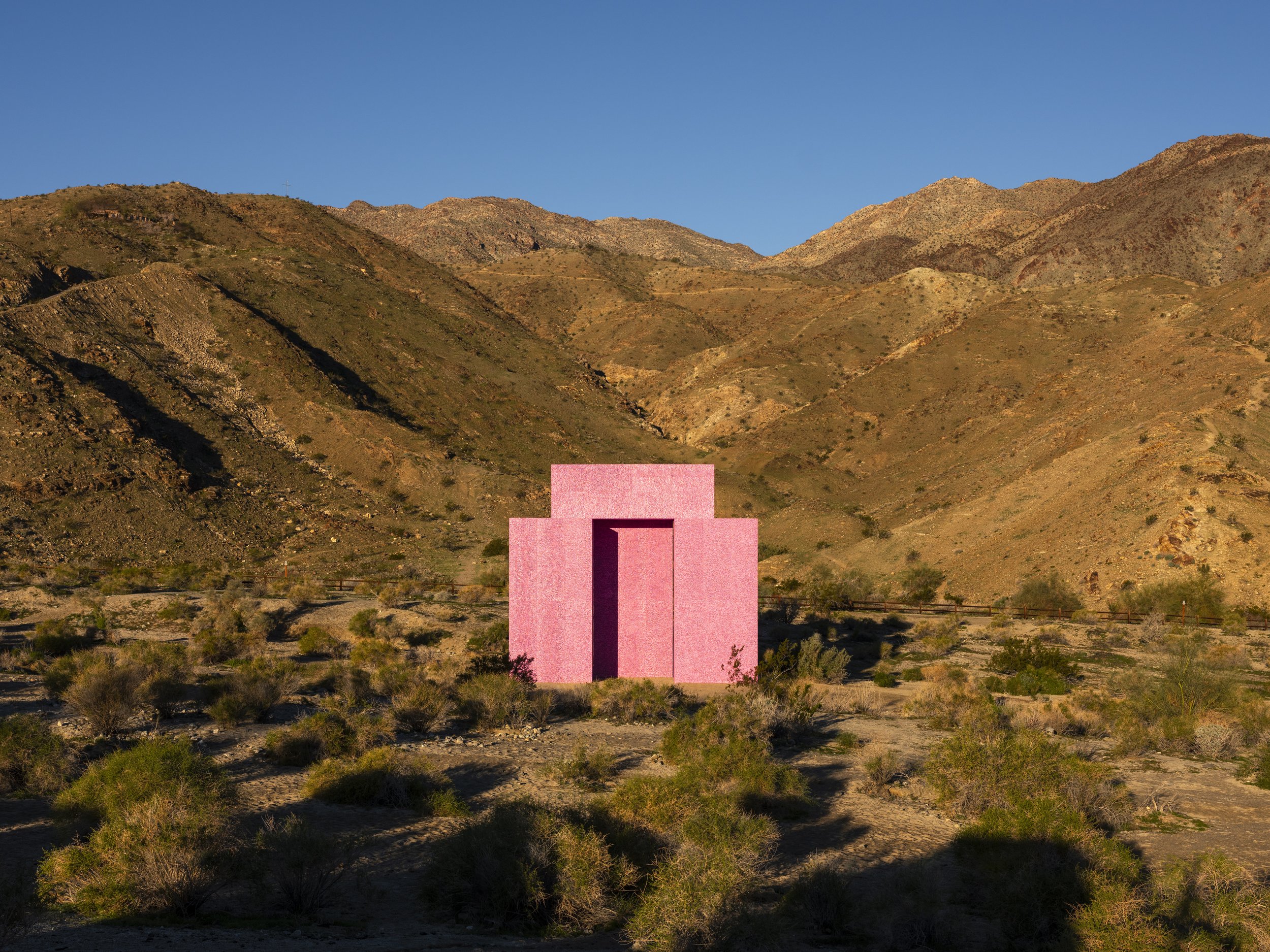 Dive-In, 2019. Commissioned by Desert X in collaboration TBA21–Academy with music composed by Dark Morph (Jónsi and Carl Michael von Hausswolff). Photo: Lance Gerber, courtesy of Desert X.