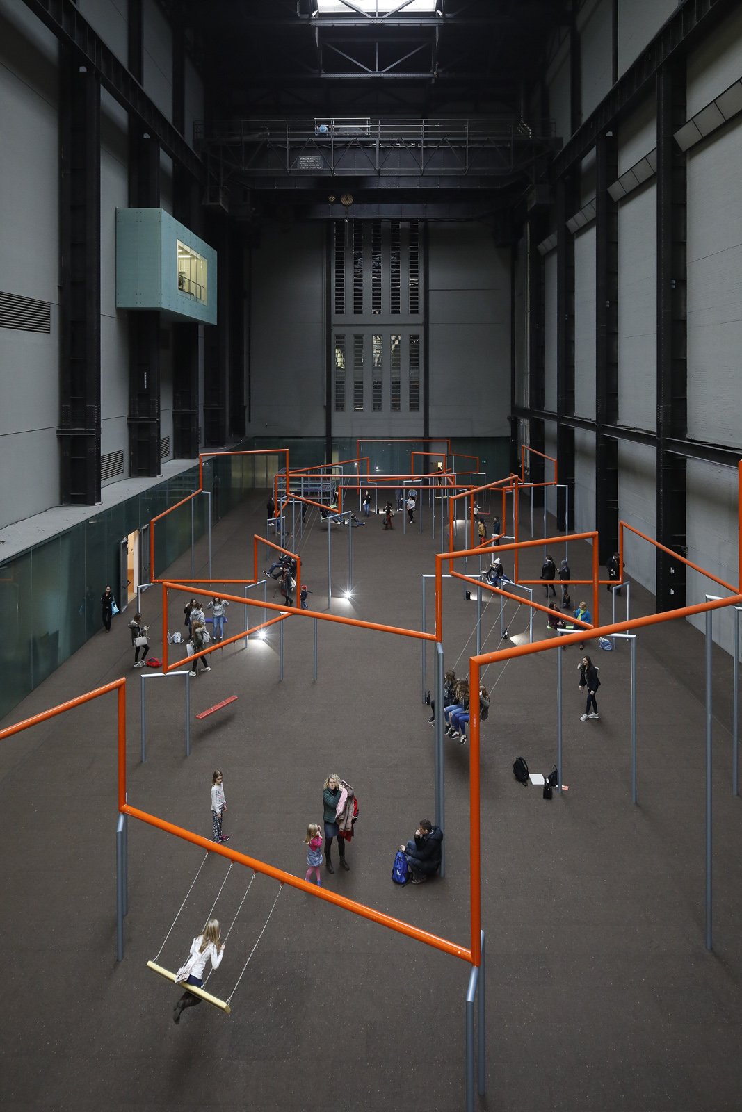 One Two Three Swing!, 2017. Hyundai Commission, Tate Modern, Turbine Hall, London, UK. Photo: Torben Eskerod.