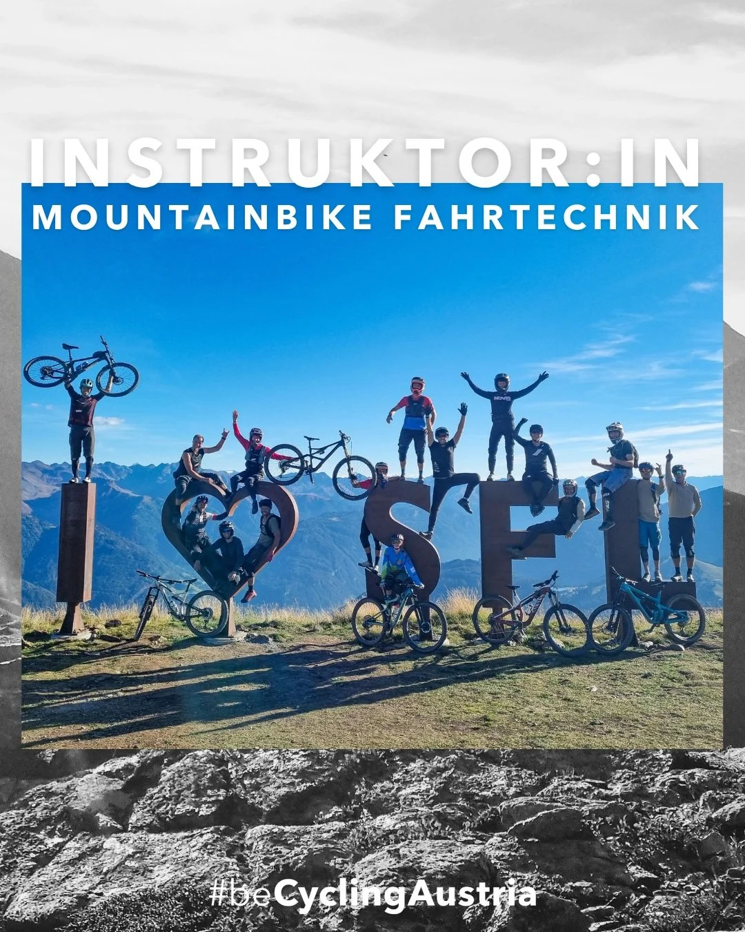 Zum ersten Mal startete heuer in Fiss der Ausbildungslehrgang zum/zur &bdquo;Instruktor:in Mountainbike Fahrtechnik&ldquo;.
Der ehemalige Lehrgang &bdquo;MTB Gravity&ldquo; wurde um die Disziplin Cross Country erweitert, somit kann der Lehrgang nun m