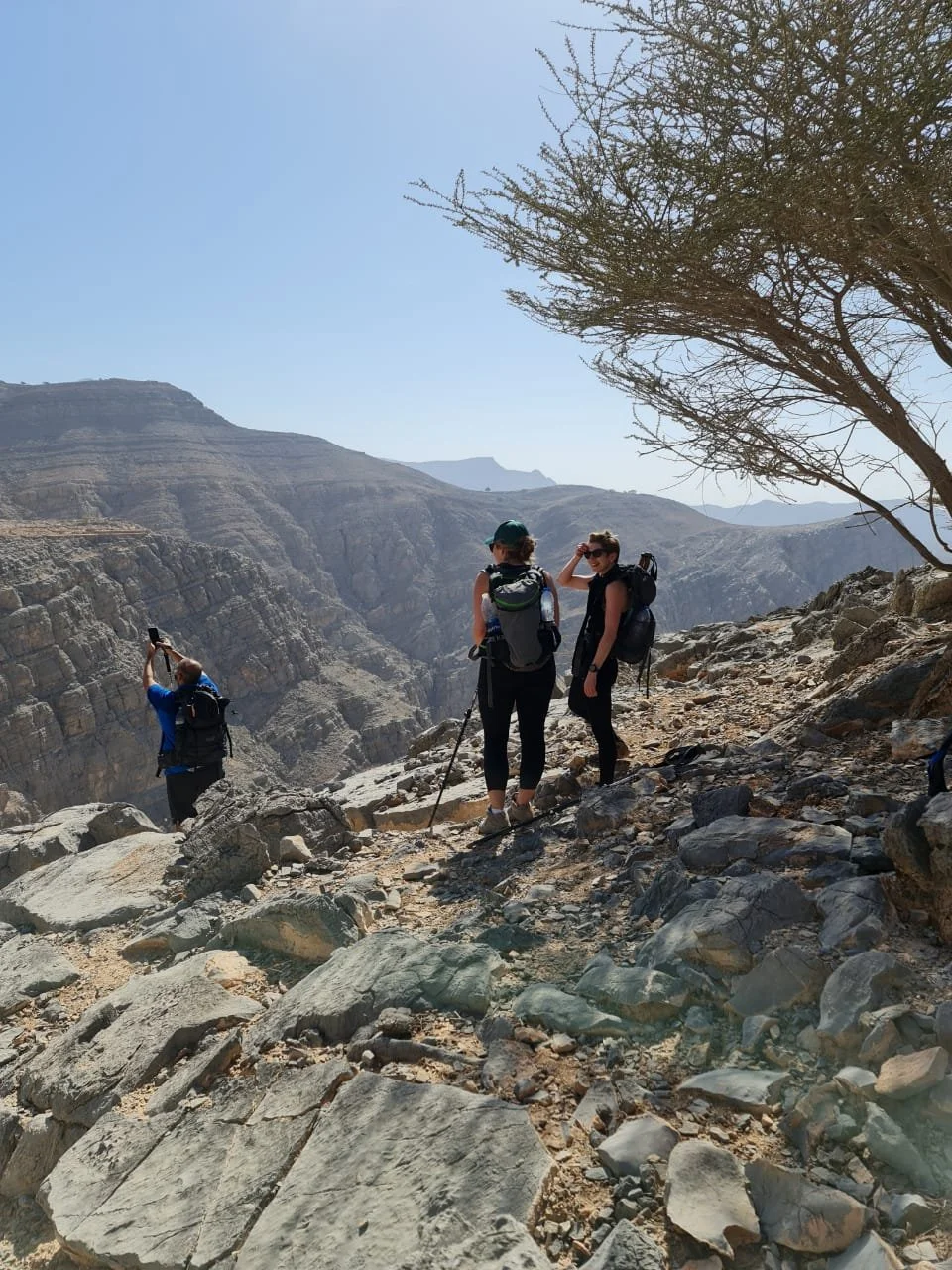 wadi shah farms Trek with uae trekkers