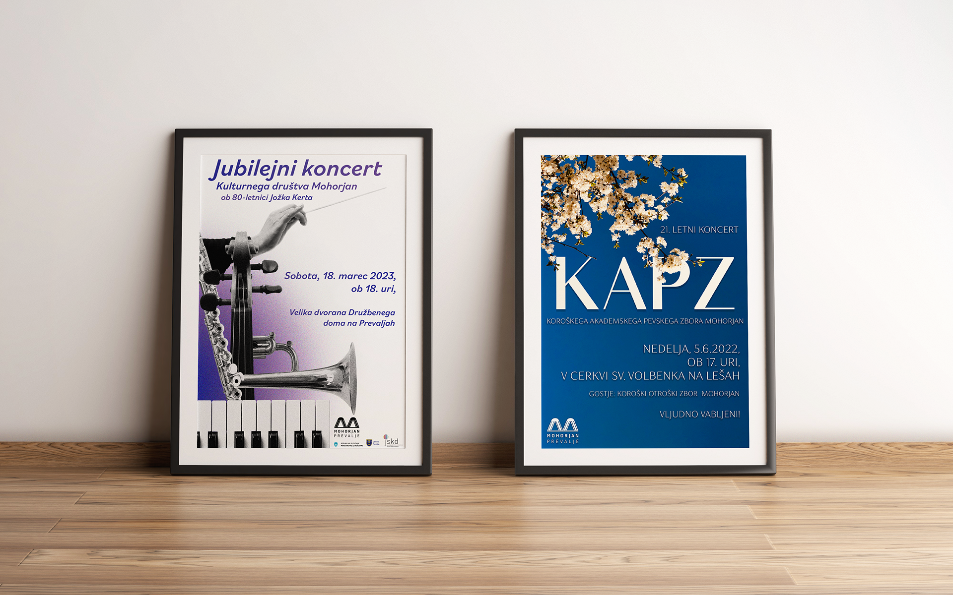 posters designed for KD mohorjan