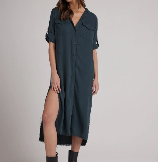 Maxi Shirt Dress