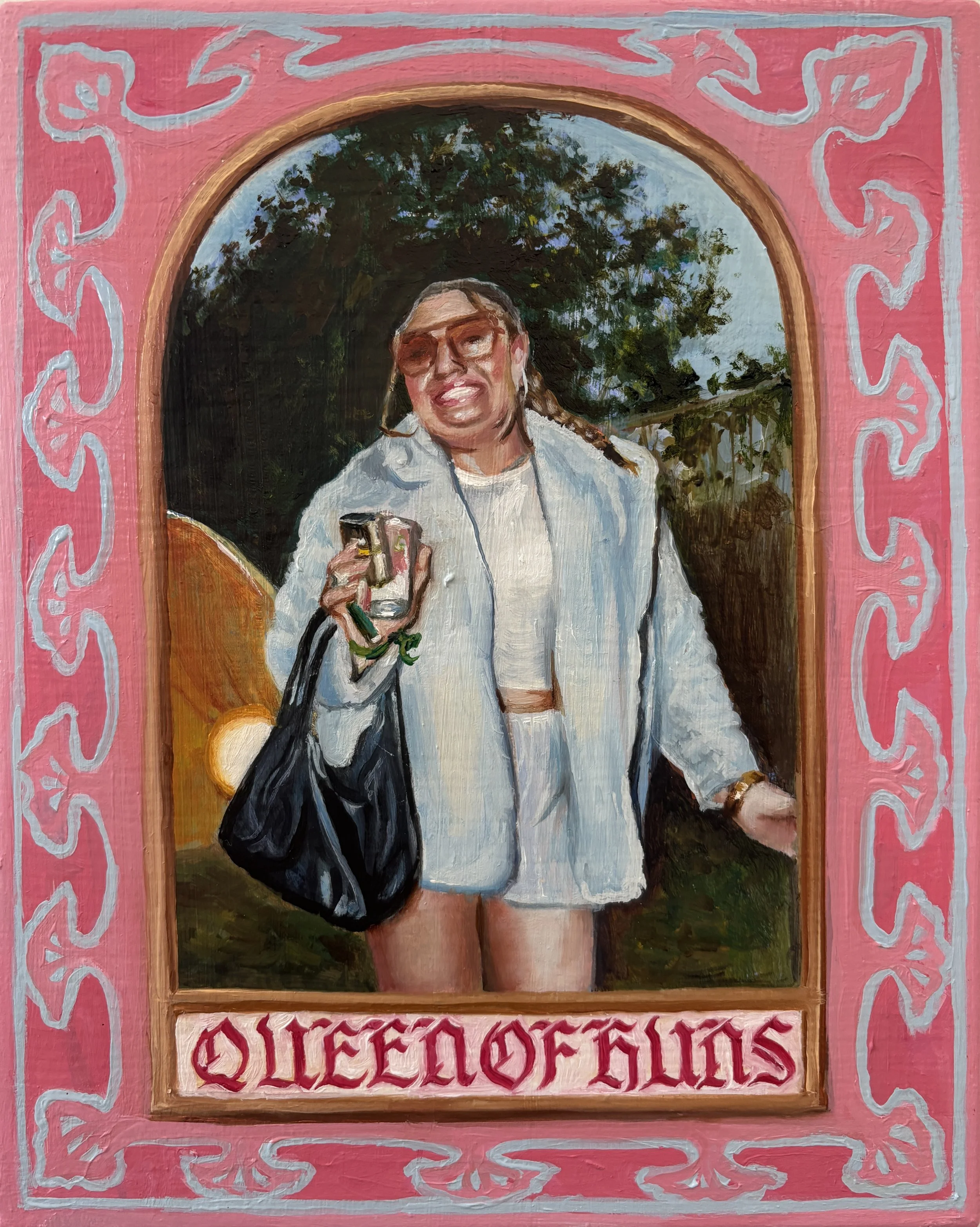 Queen of Huns, oil on canvas, 20.5 x 25.5cm (2026)
