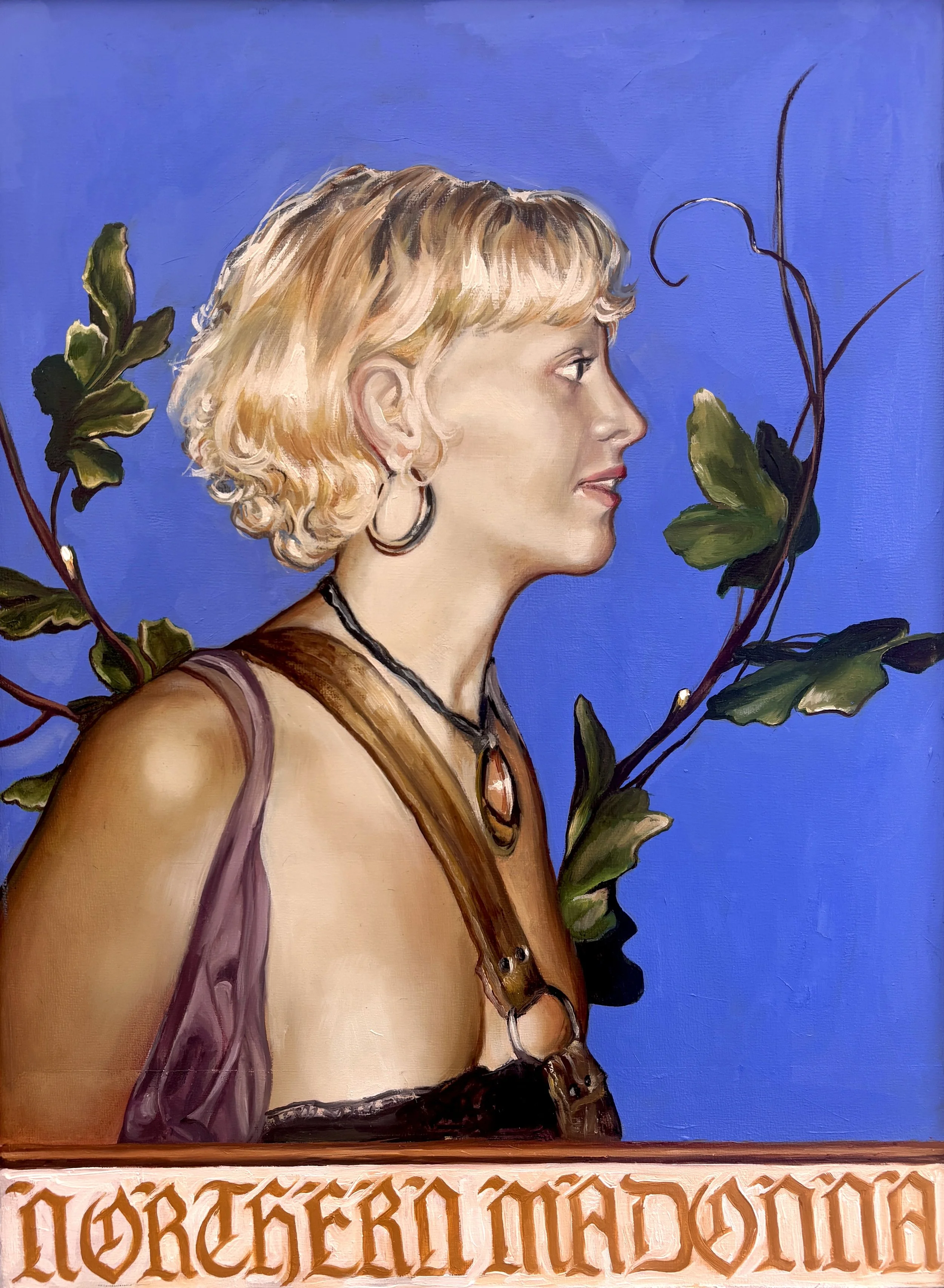 Northern Madonna, oil on panel,  30 x 40cm (2026)