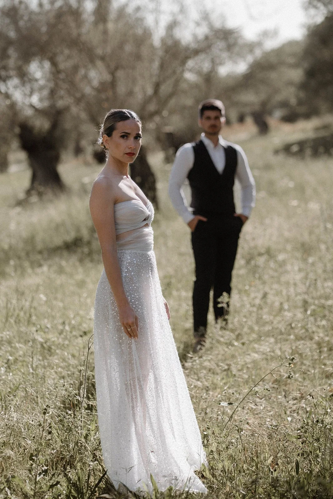 Abendstimmung nach der Hochzeit in der Toskana – Hochzeitsfotograf Toskana