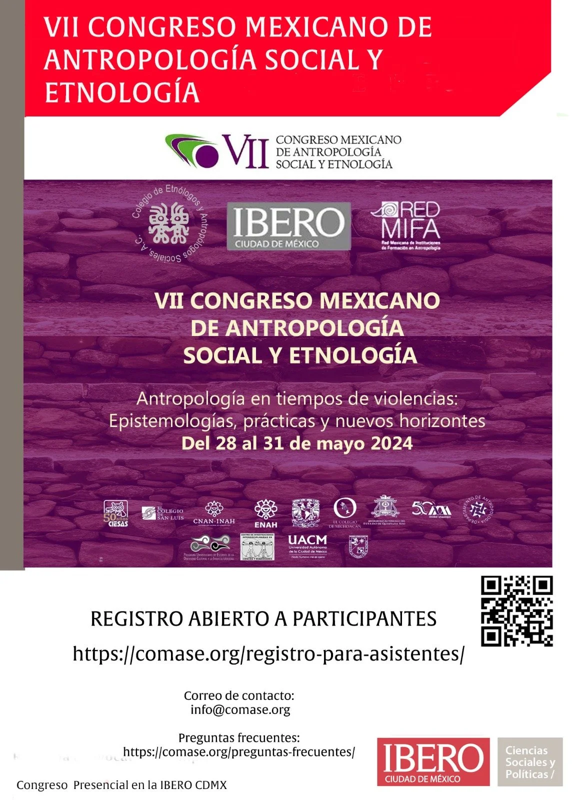 Participación en Congreso Mexicano de Antropología y Etnología (COMASE 2024)