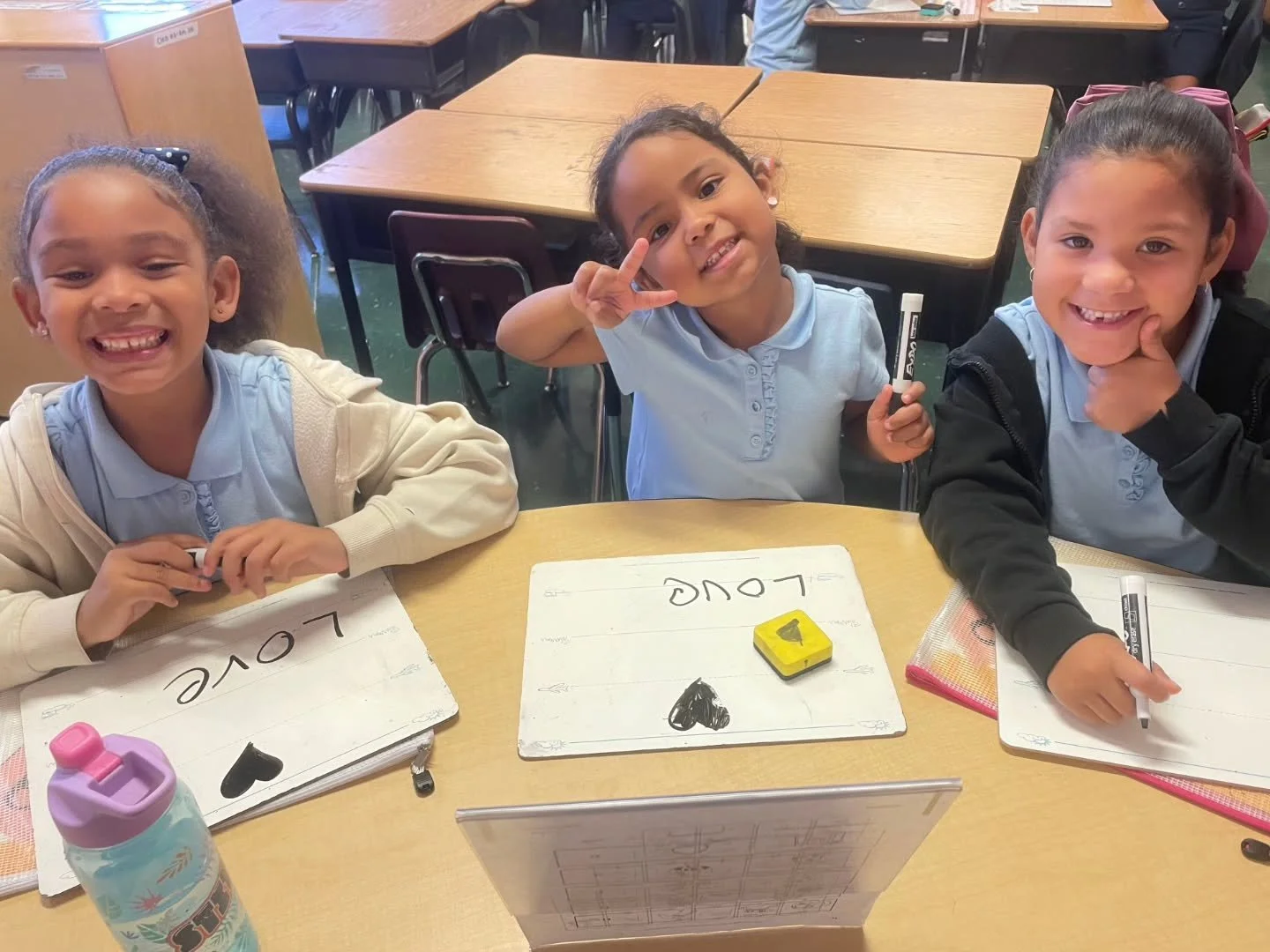 Neat letters, proud smiles, growing confidence. 📝✨ #EarlyLiteracy #FirstGradeFun #NYCCharterSchools #CharterSchool #EducationNYC #FirstGrade #FUNdations
