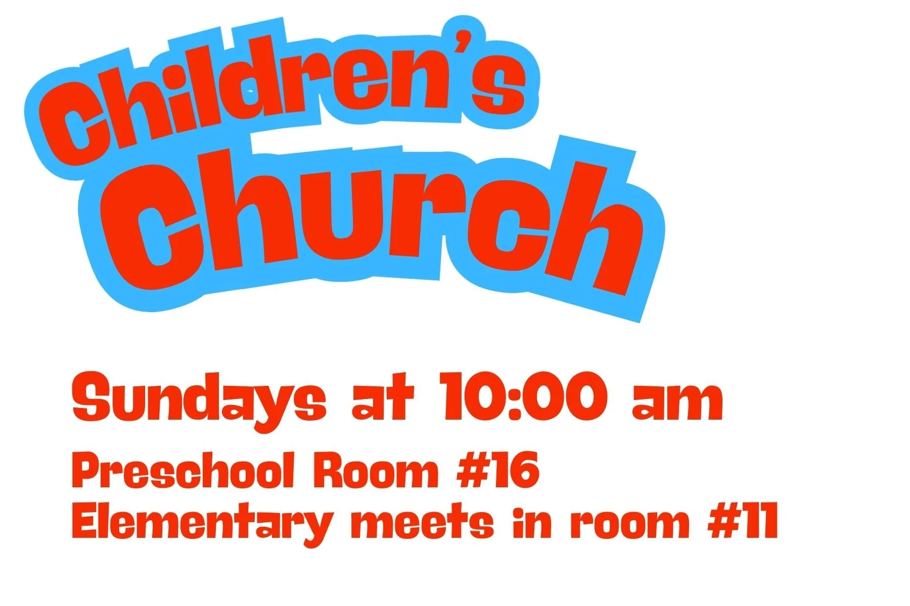 Children's church