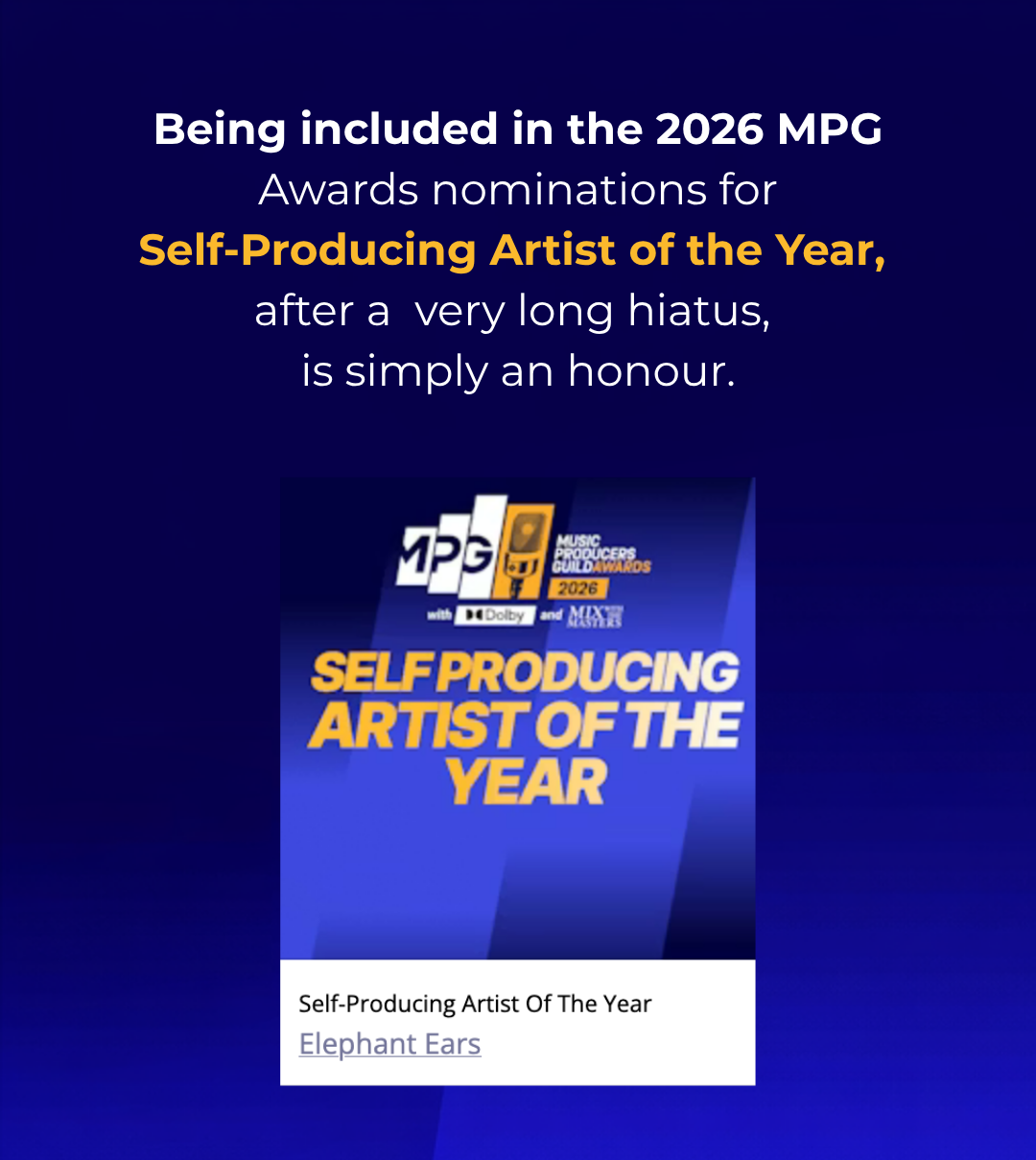 Music Producers Guild 2026 Awards