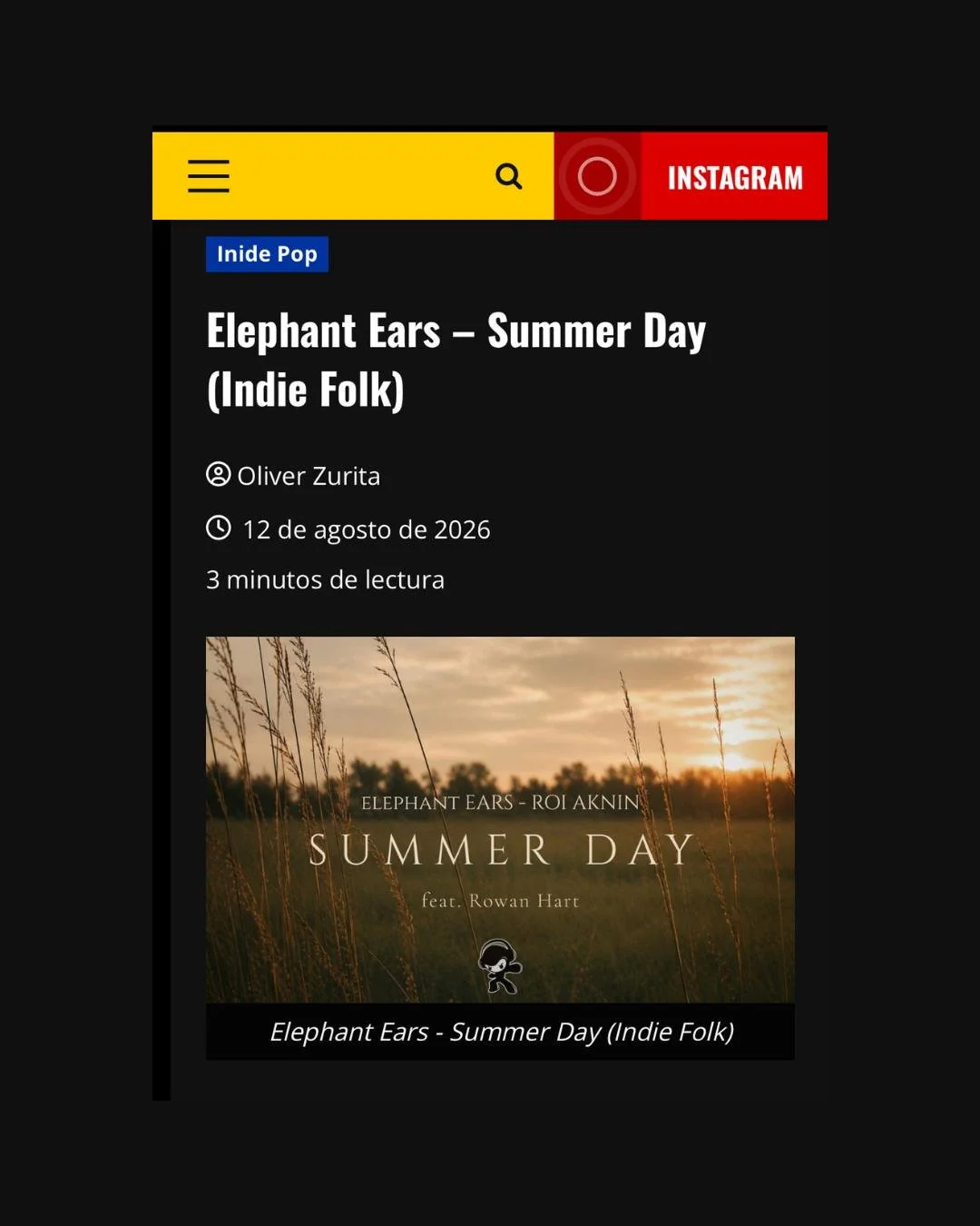 Thank you so much, Oliver Zurita, for another wonderful review and for your continued support of my music. It always means a lot to read your words. 🙏🎶 &iexcl;Muchas gracias!

Read the full review at Expansi&oacute;n Radial.

@roiak252  @expansionr