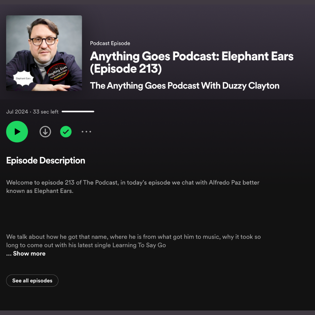 Anything Goes Podcast: Elephant Ears (Episode 213)