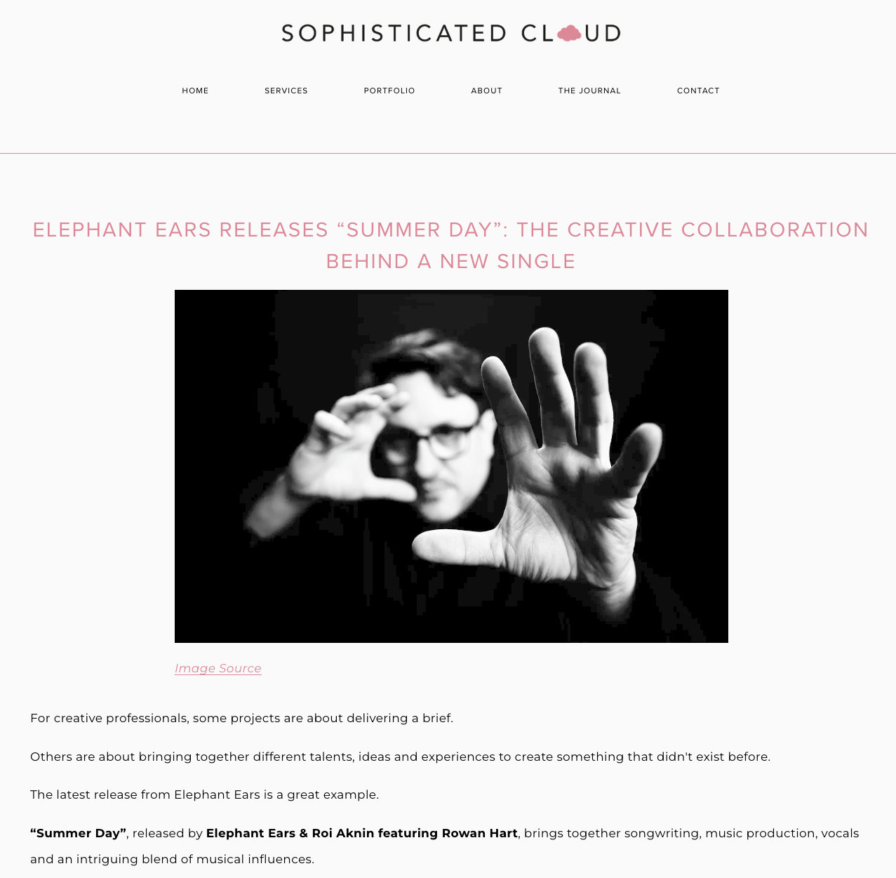 Blog about my latestes single, Summer Day