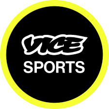 Vice Sports logo with a black background, white text, and a yellow border.