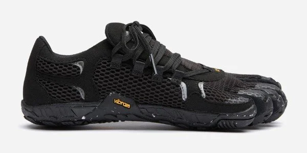 Vibram FiveFingers Roadaround 2 in zwart met reflecterende details, zijaanzicht
