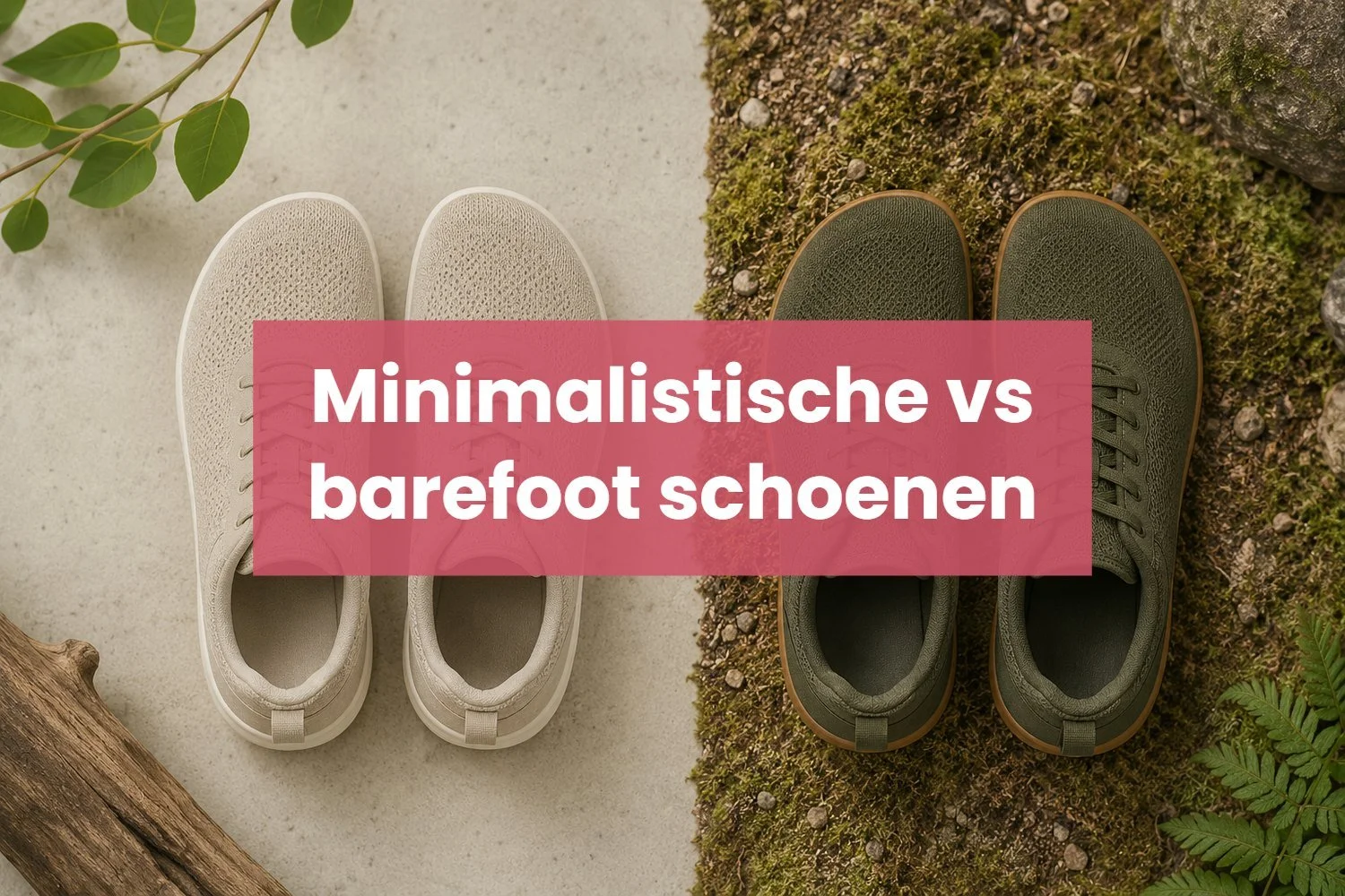 Minimalistische schoenen vs barefoot schoenen: wat is het verschil?
