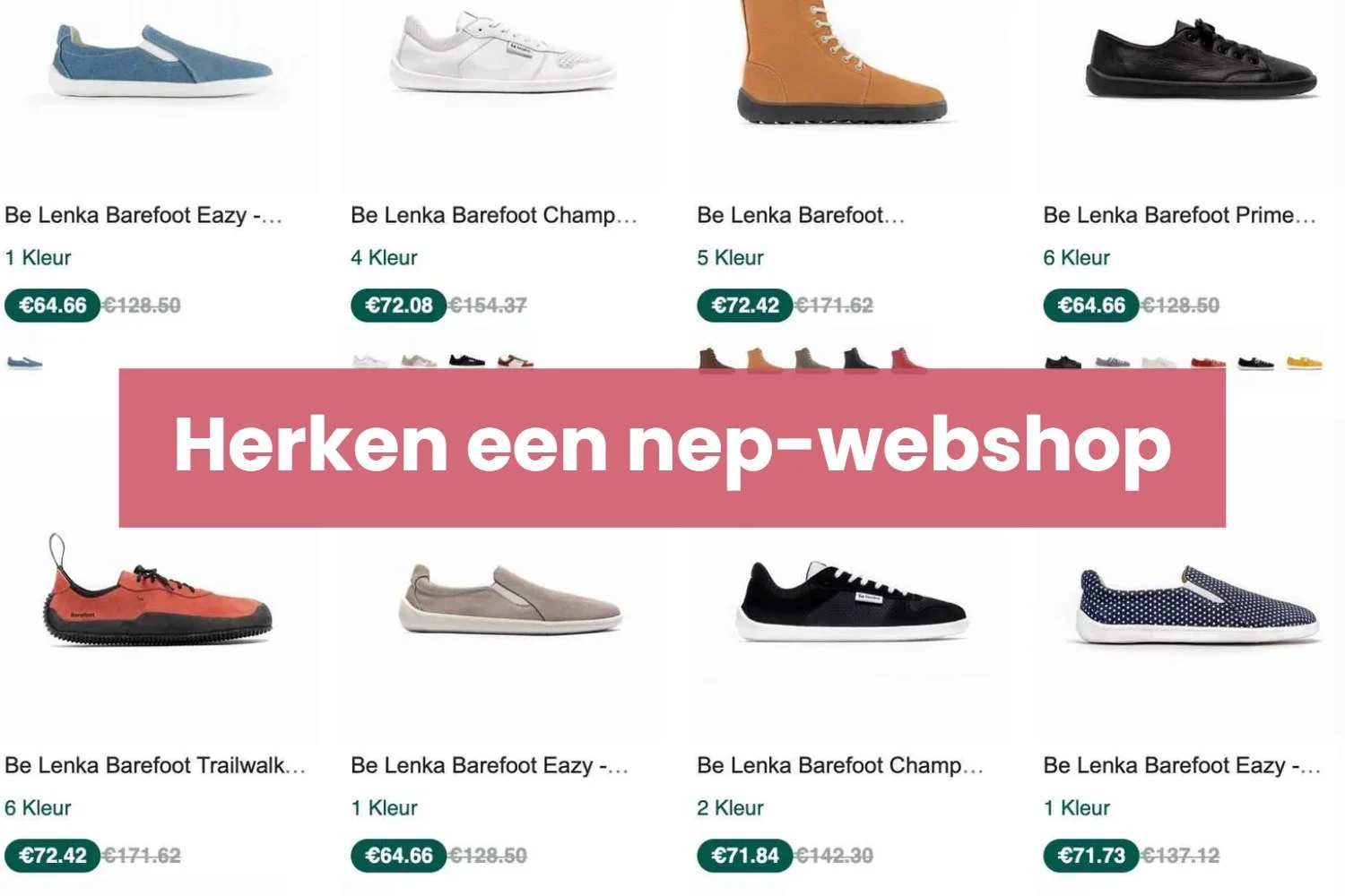 Voorkom een aankoop bij een nep/scam website