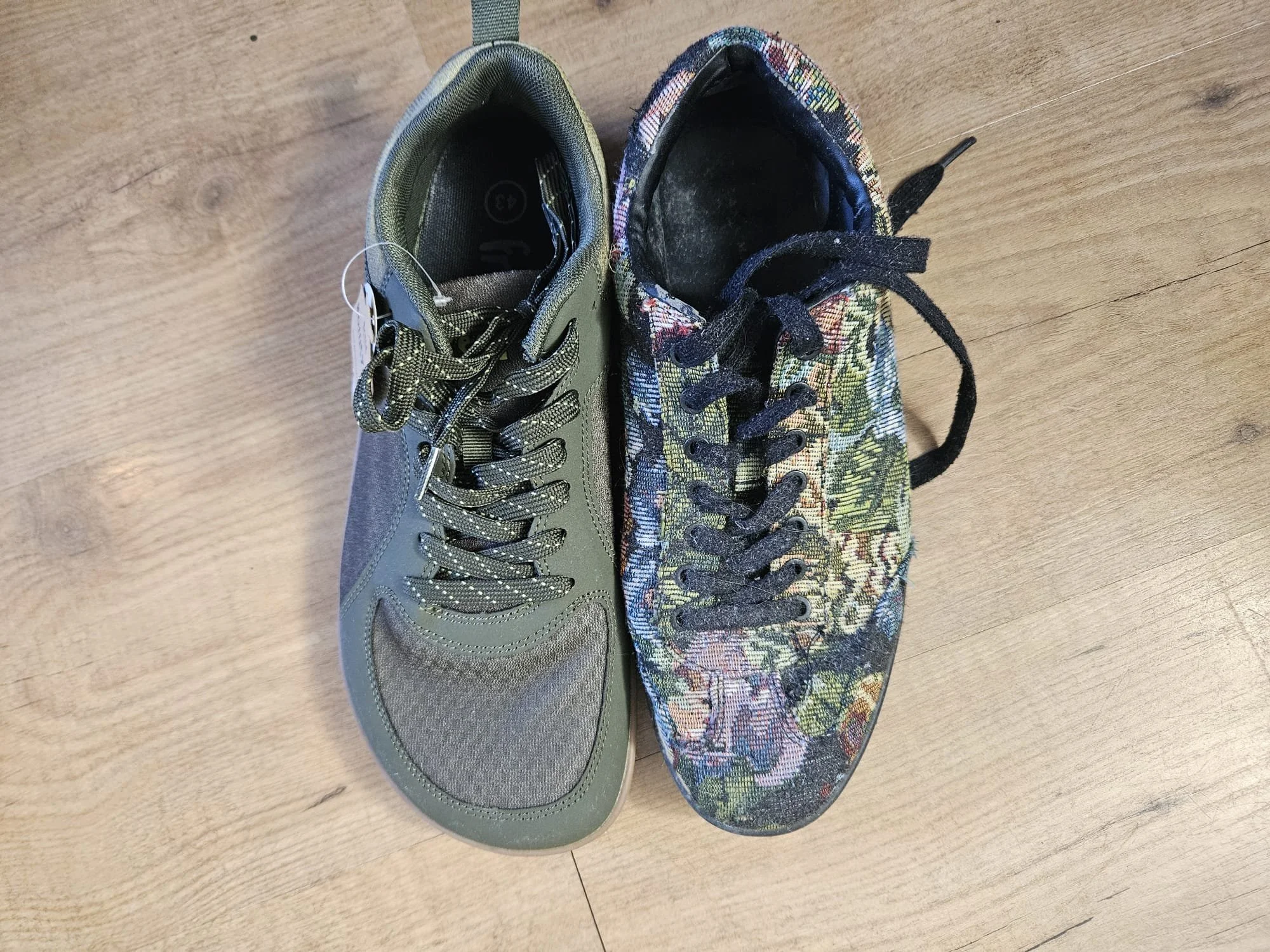 barefoot schoen vs normale schoen