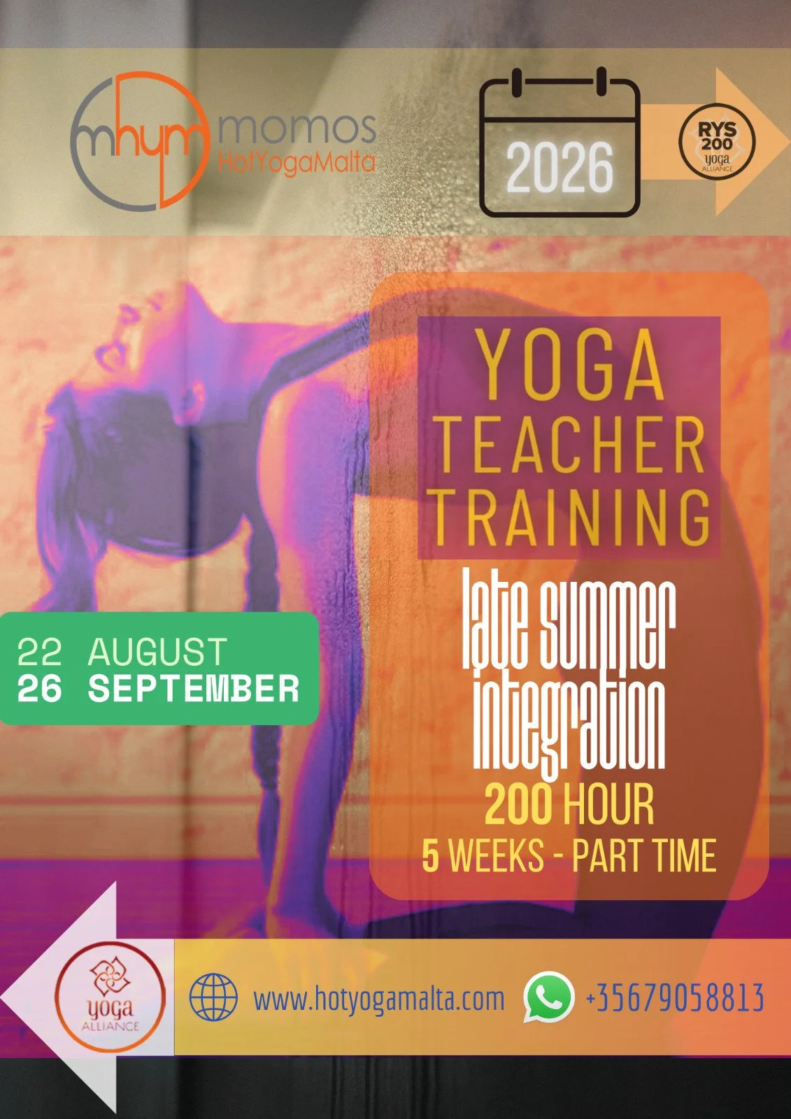 Late Summer Integration - Part-Time Yoga Teacher Training