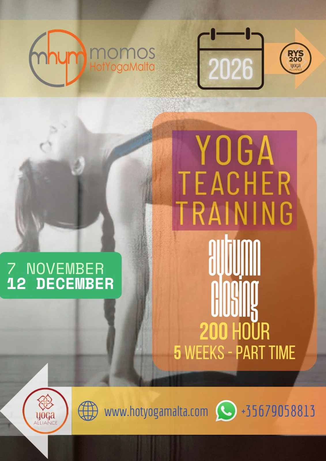 <span class="sqsrte-text-color--accent">Autumn Closing - Part-Time Yoga Teacher Training</span>