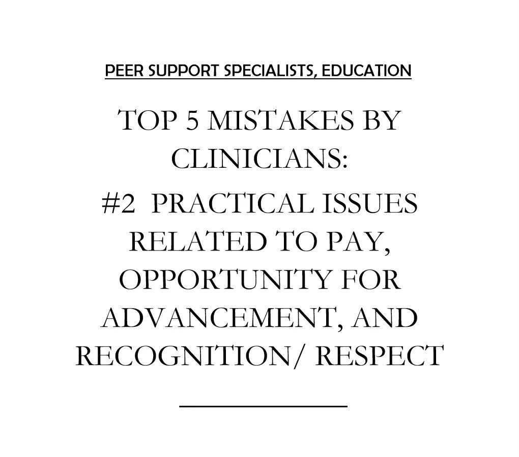 Top 5 Mistakes by Clinicians: #2. Not Taking the Initiative to Address Practical Issues Related to Pay, Opportunity for Advancement, and Recognition/ Respect